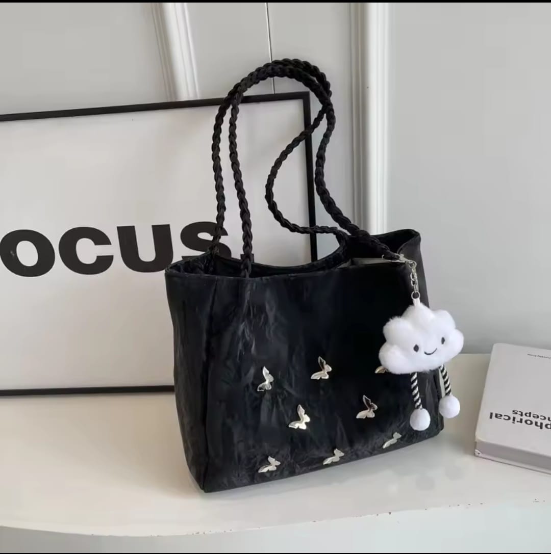Mini Butterfly Tote Bag With Doll