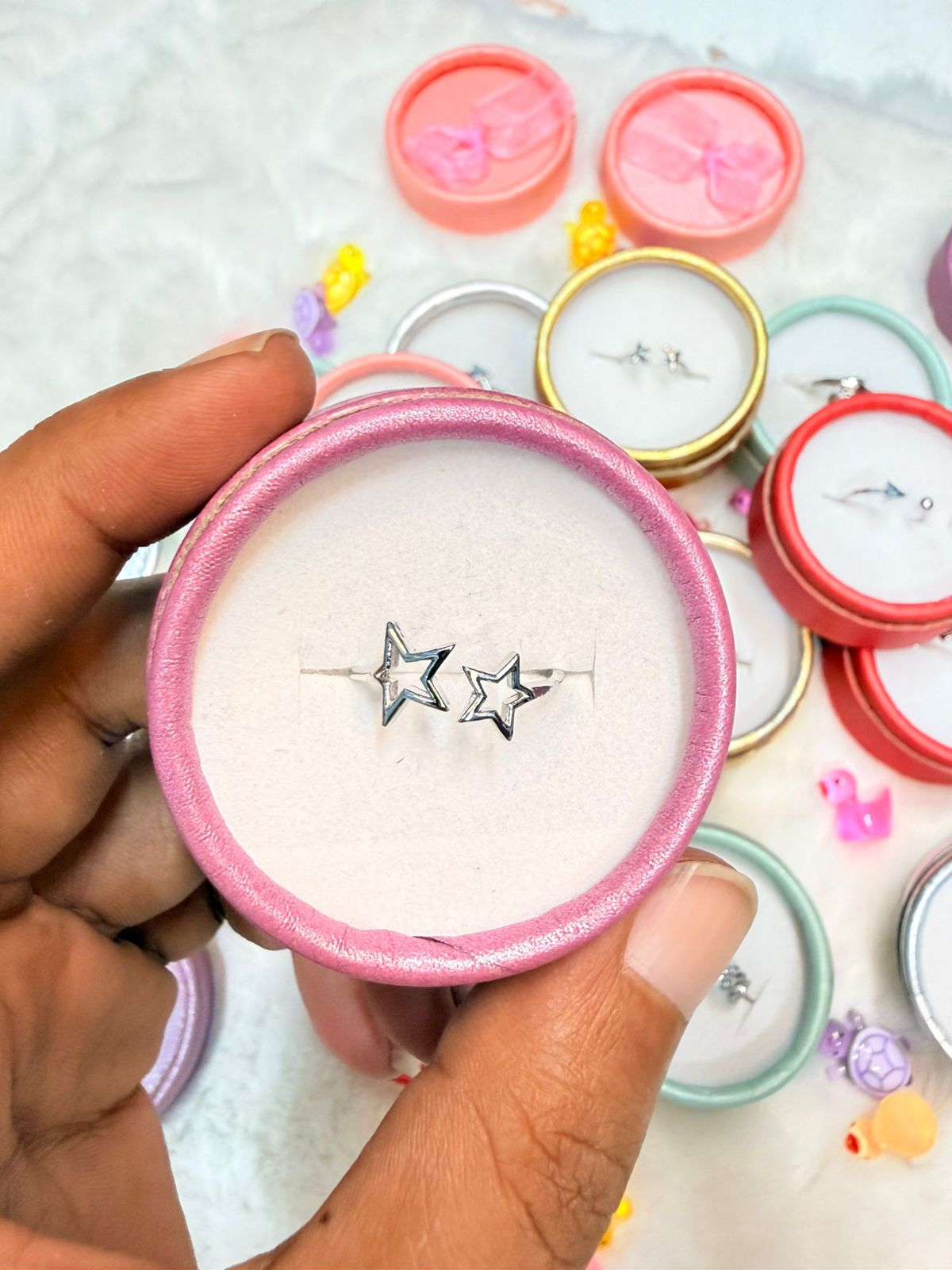 Finger Ring ( Color Guarantee) with Box