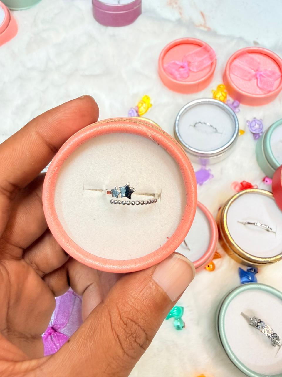 Finger Ring ( Color Guarantee) With Box