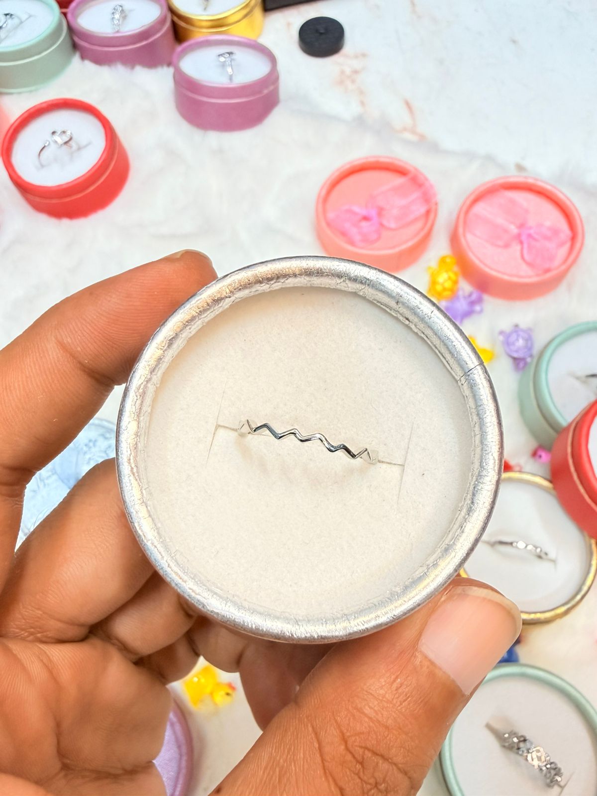 Finger Ring ( Color Guarantee) With Box