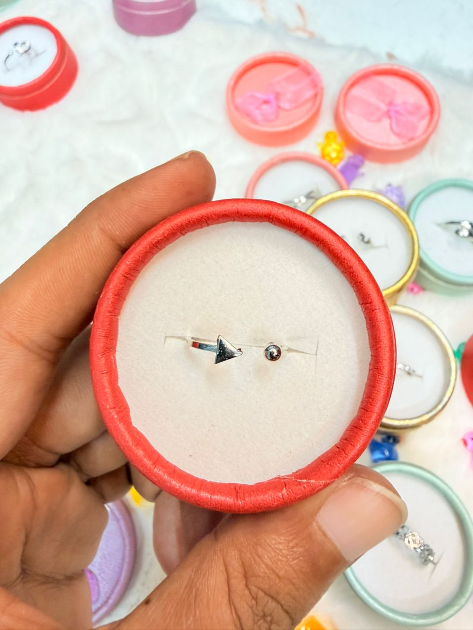 Finger Ring ( Color Guarantee) with Box