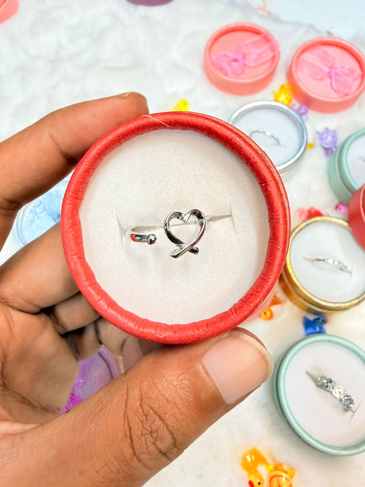 Finger Ring ( Color Guarantee) with Box