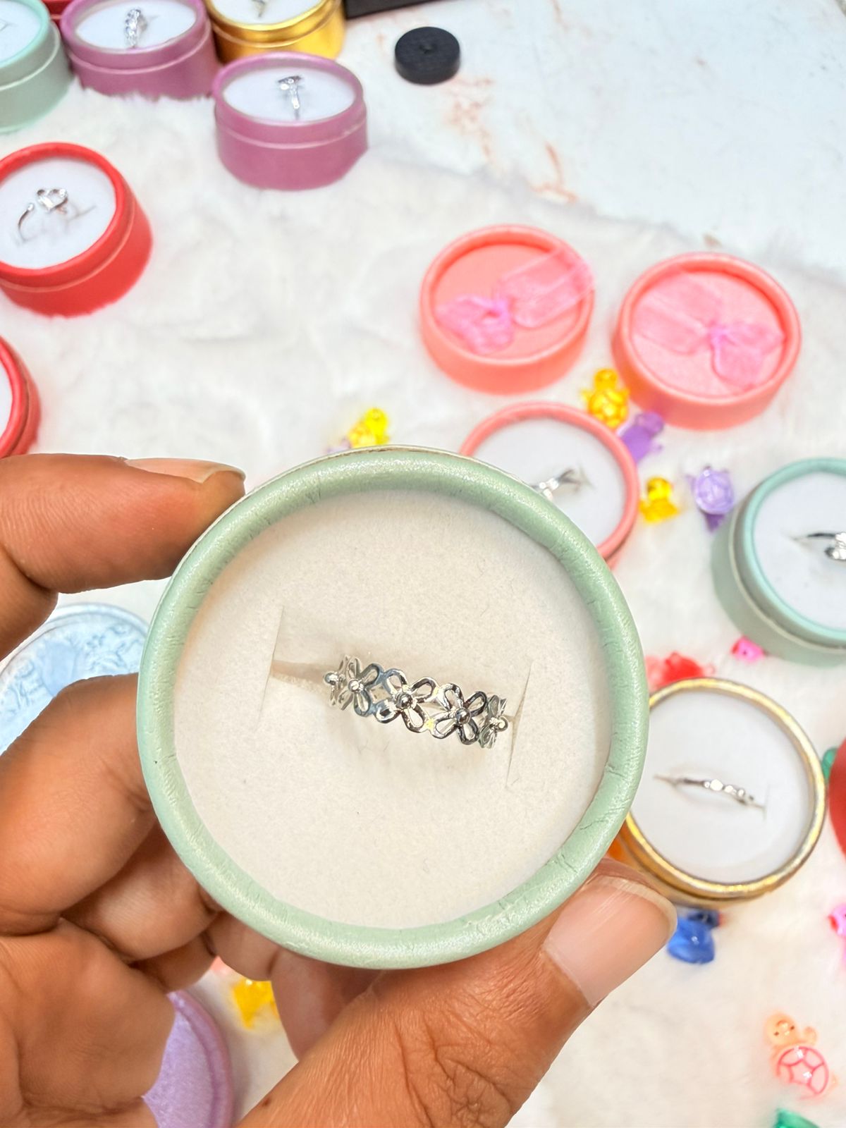 Finger Ring ( Color Guarantee) with Box