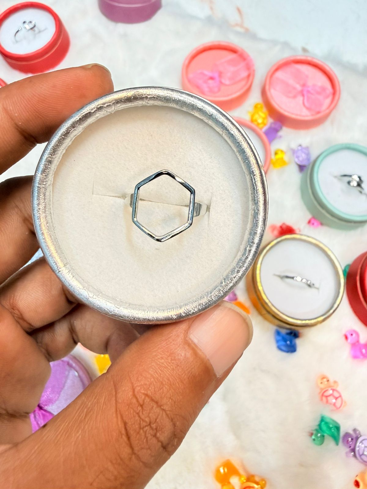 Finger Ring ( Color Guarantee) with Box