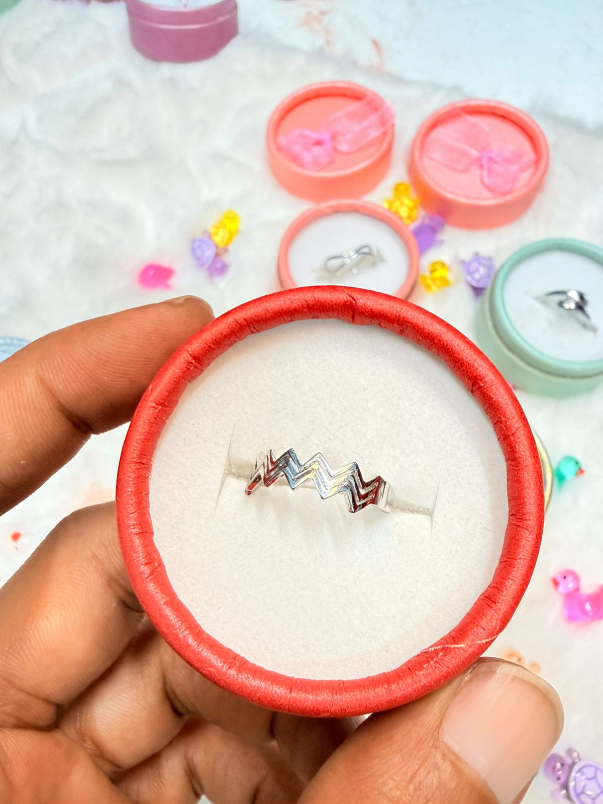 Finger Ring ( Color Guarantee) With Box