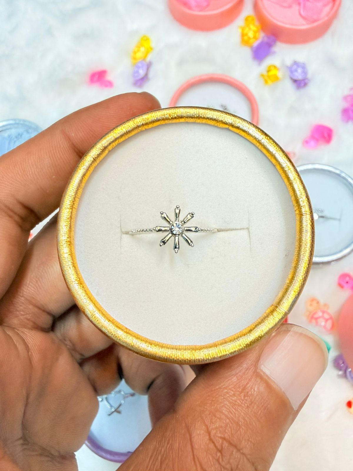 Finger Ring ( Color Guarantee) With Box