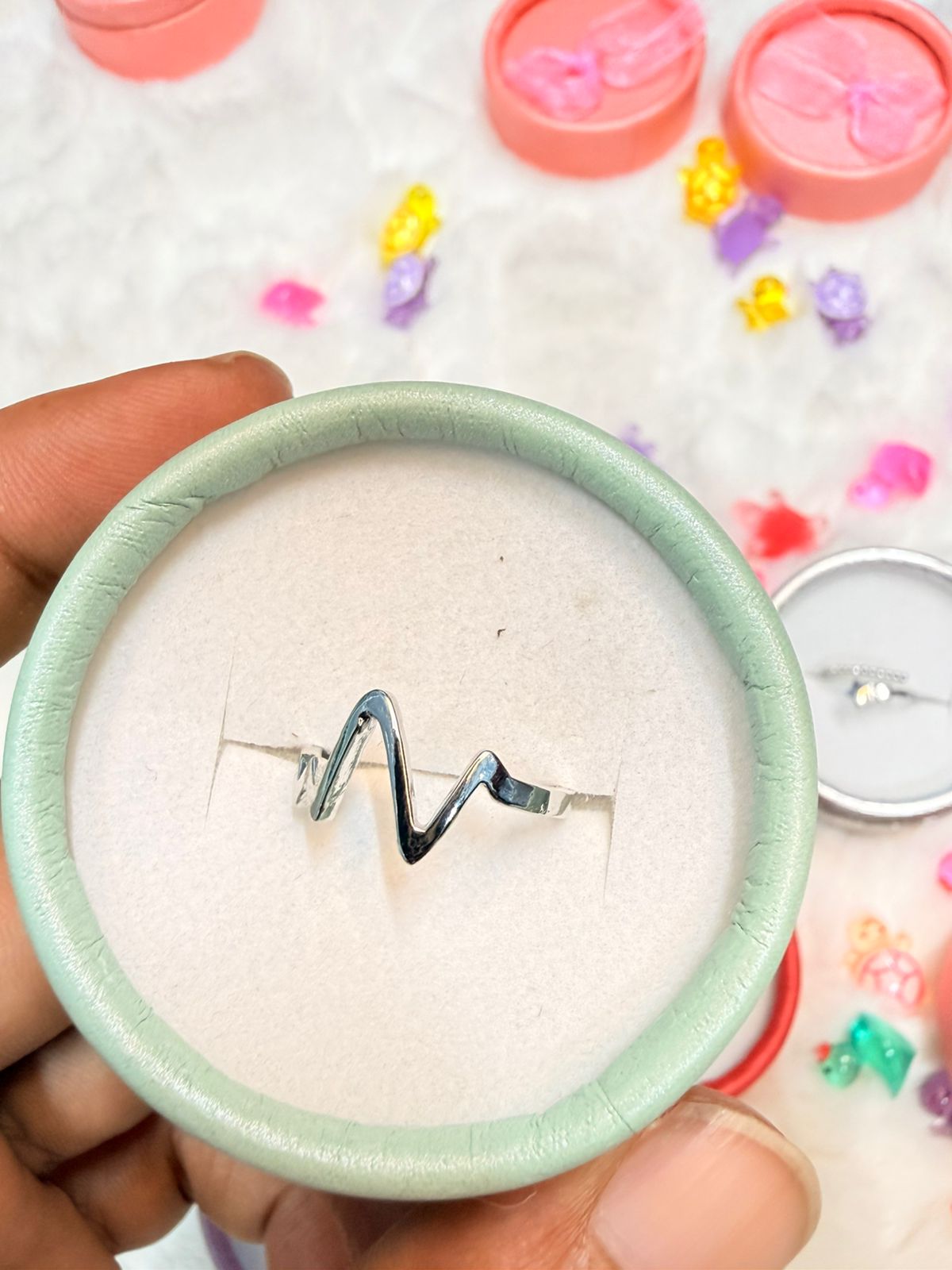 Finger Ring ( Color Guarantee) With Box