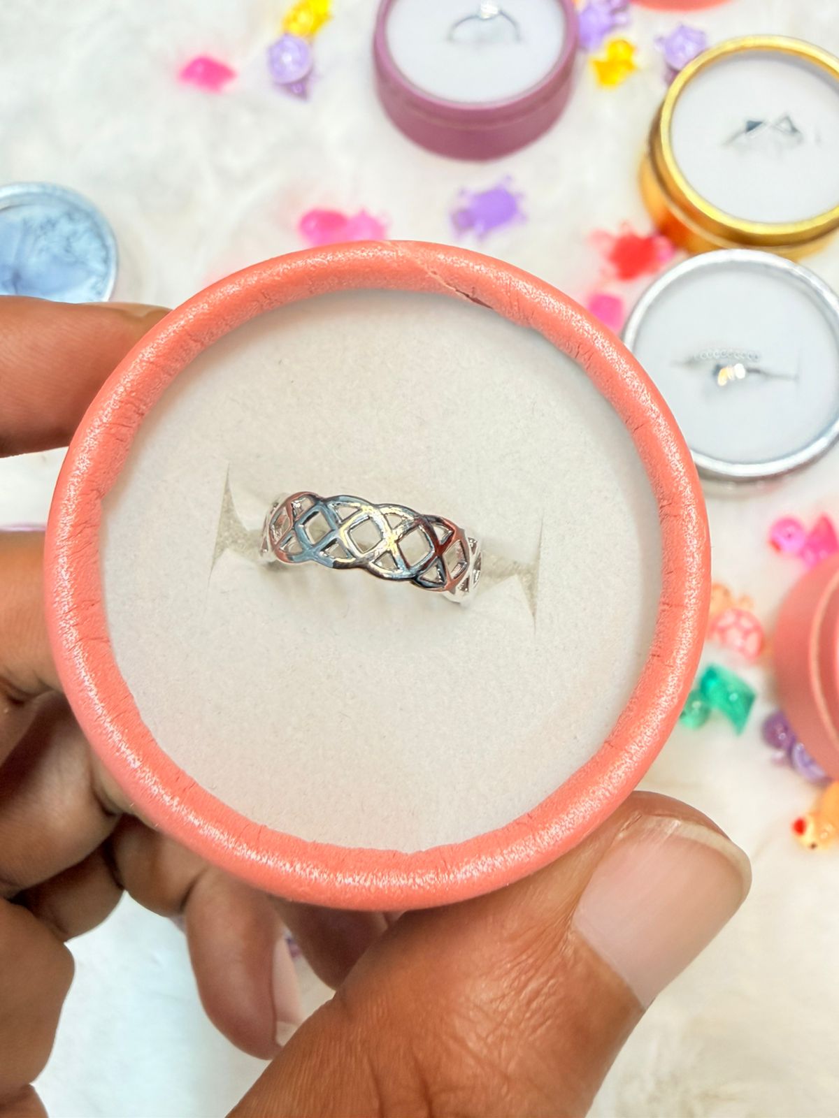 Finger Ring ( Color Guarantee) With Box