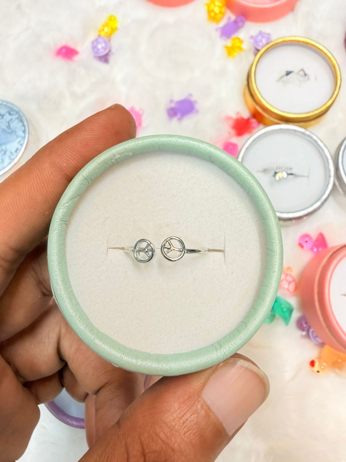 Finger Ring ( Color Guarantee) With Box