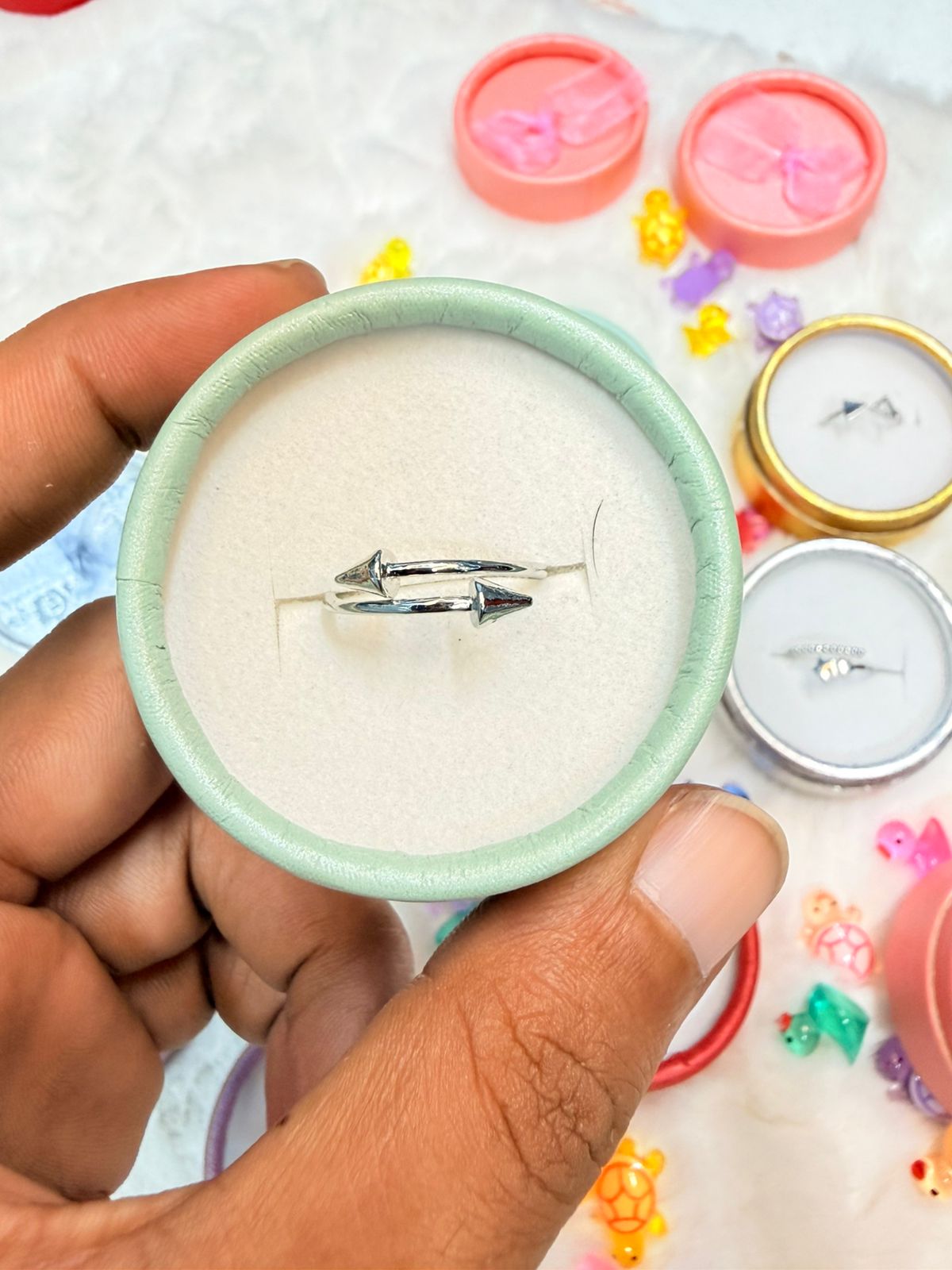 Finger Ring ( Color Guarantee) With Box