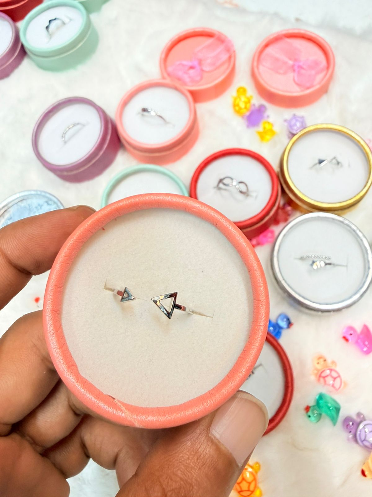 Finger Ring ( Color Guarantee) With Box