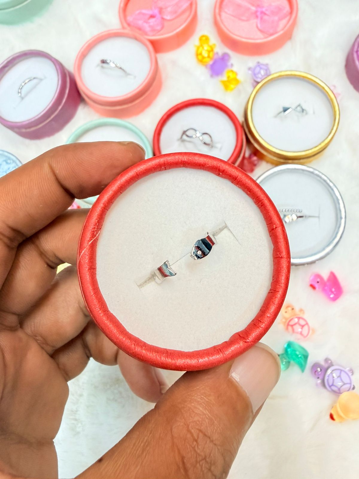 Finger Ring ( Color Guarantee) With Box