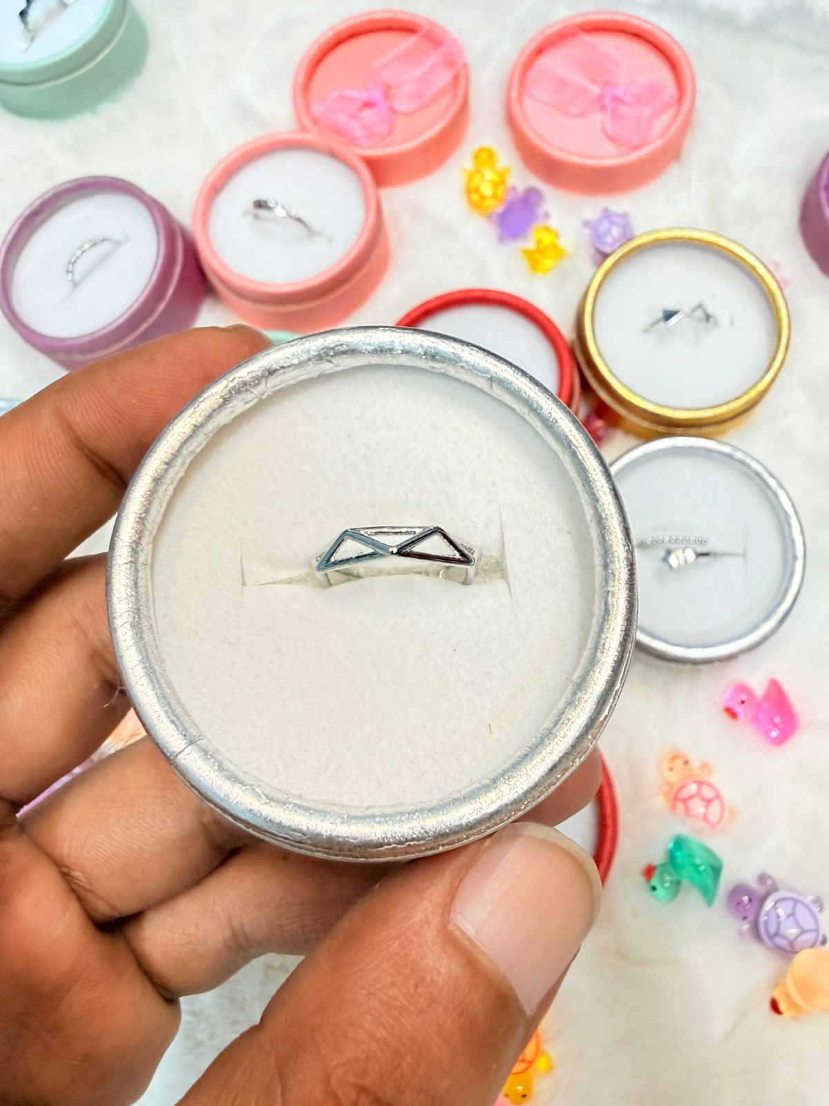 Finger Ring ( Color Guarantee) With Box