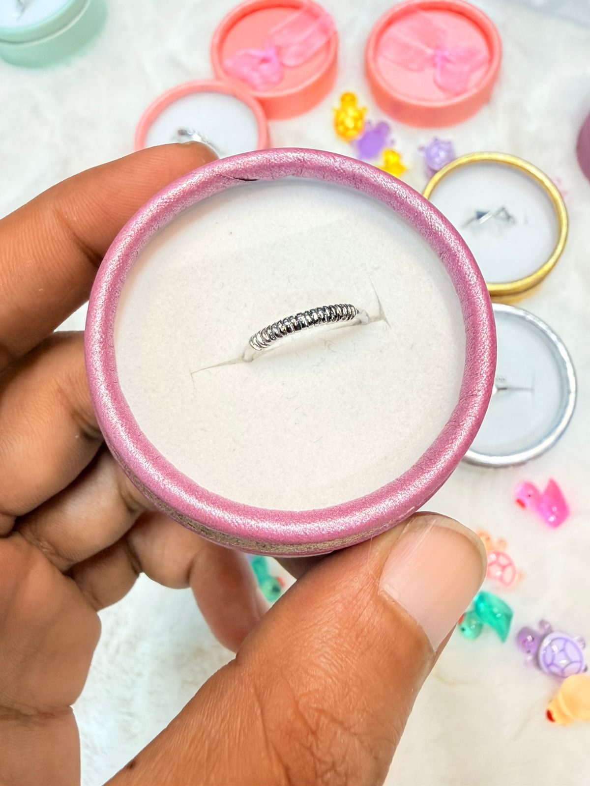 Finger Ring ( Color Guarantee) With Box