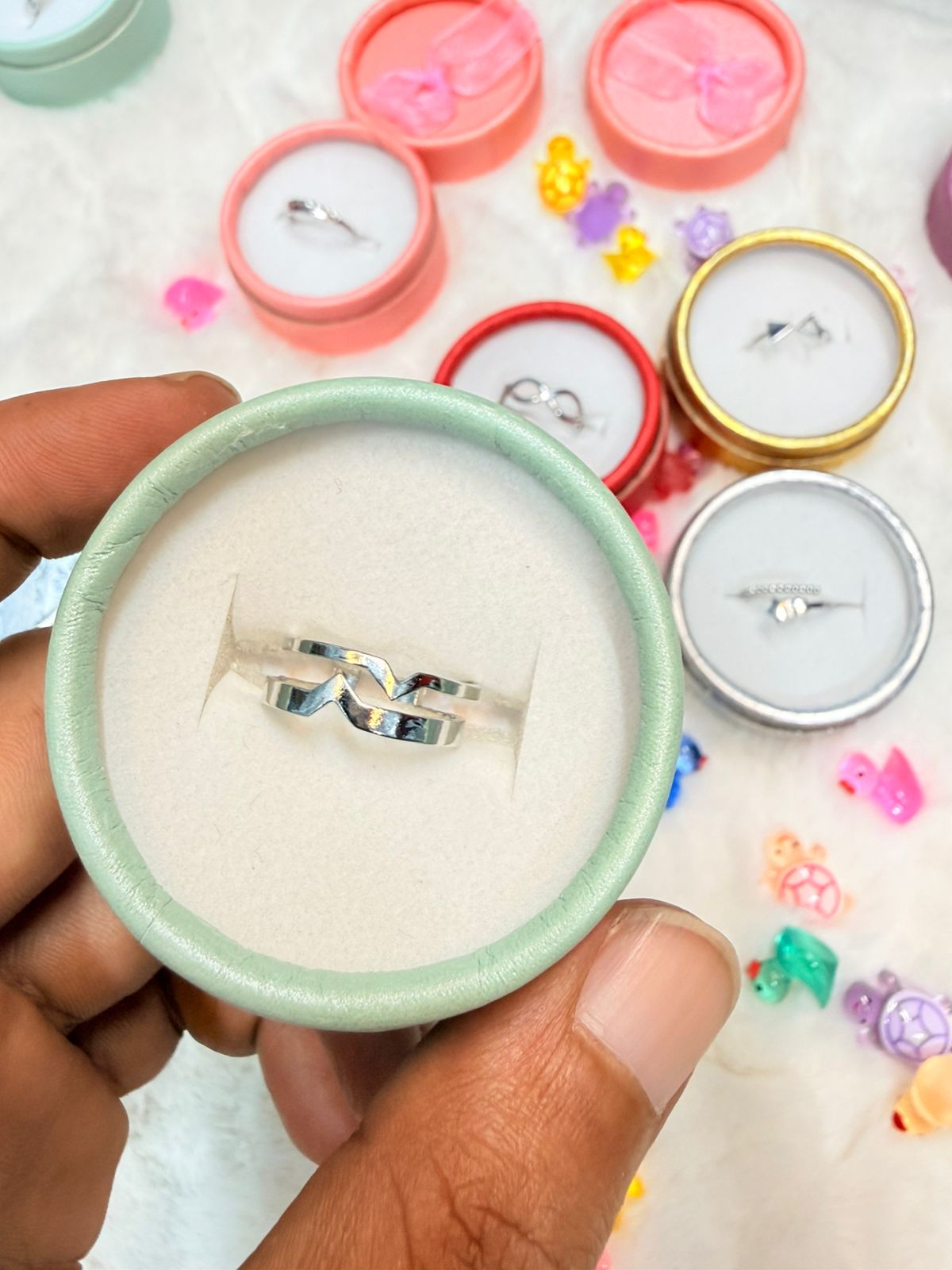 Finger Ring ( Color Guarantee) With Box