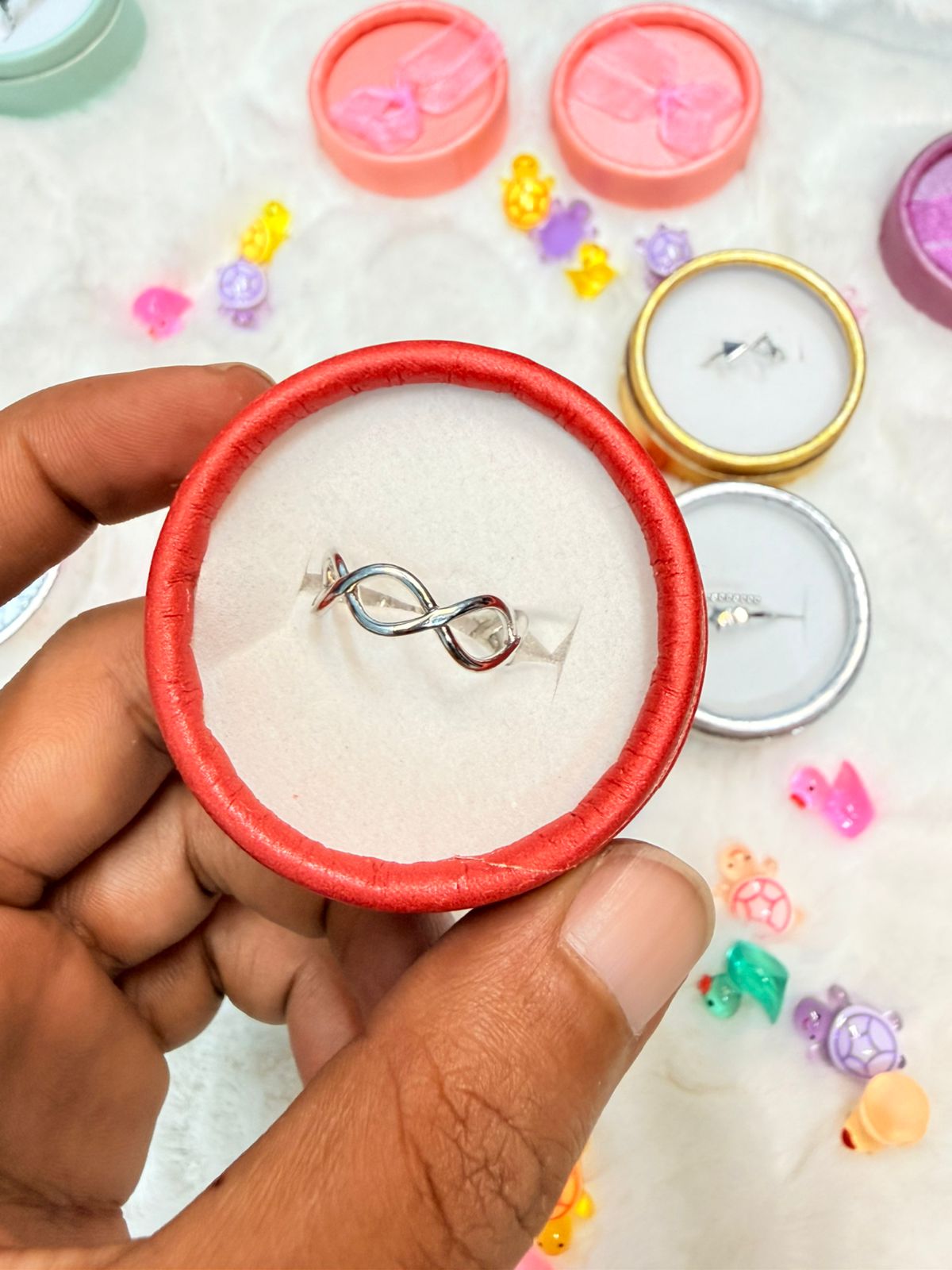 Finger Ring ( Color Guarantee) With Box