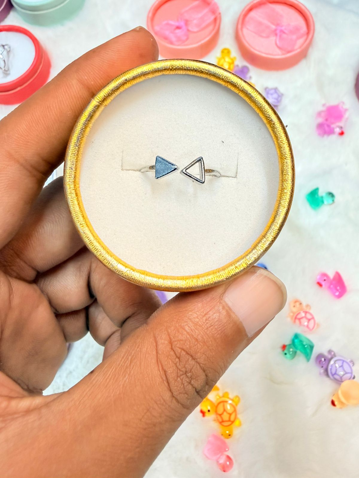 Finger Ring ( Color Guarantee) With Box