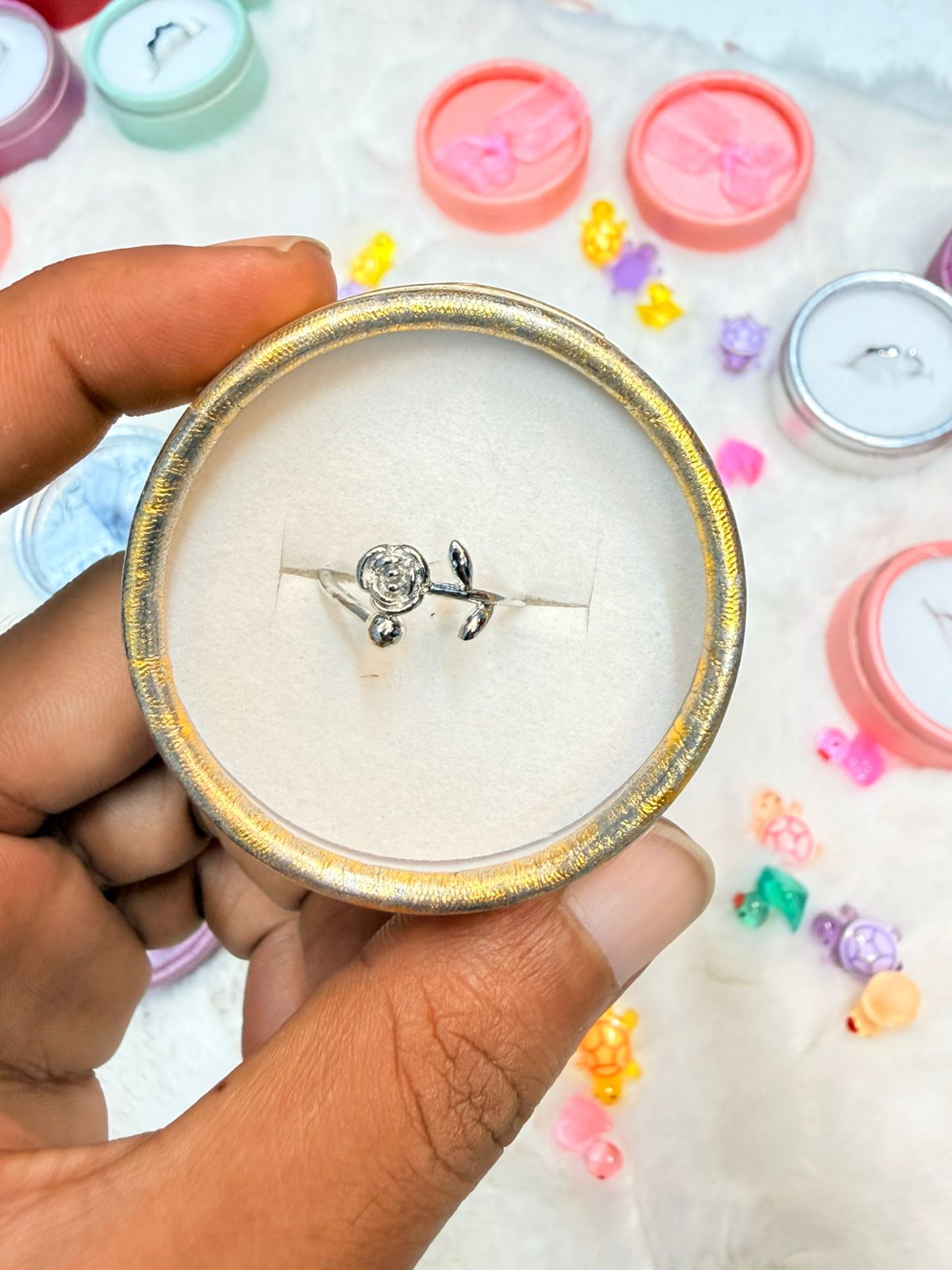 Finger Ring ( Color Guarantee) With Box