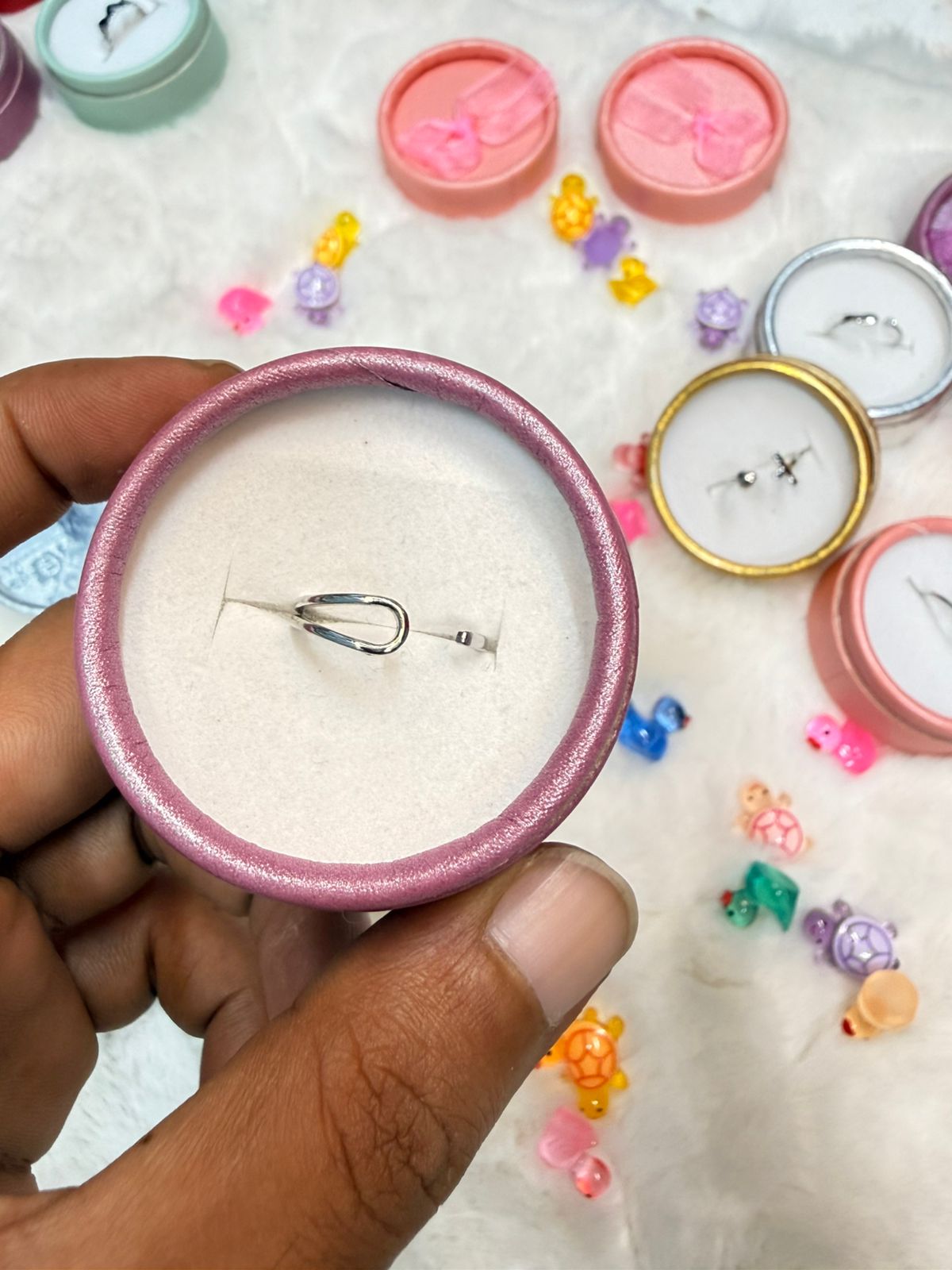 Finger Ring ( Color Guarantee) With Box