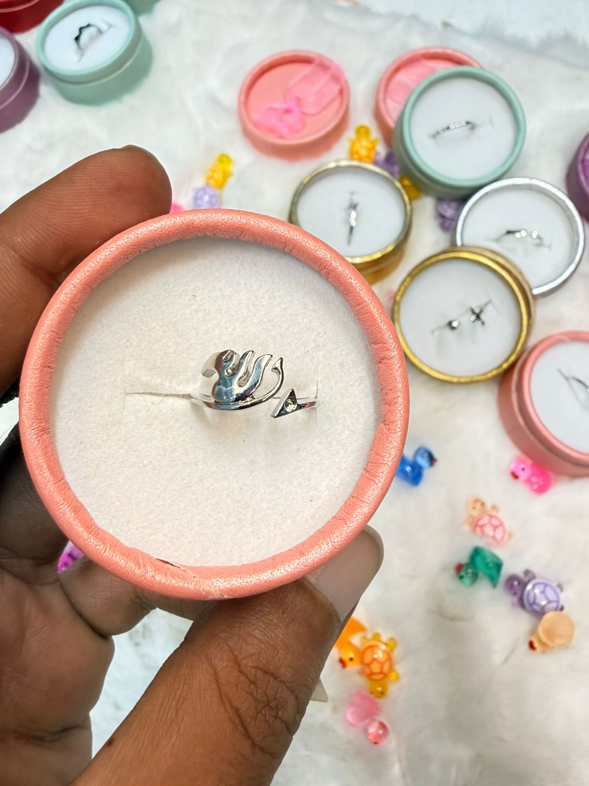 Finger Ring ( Color Guarantee) With Box