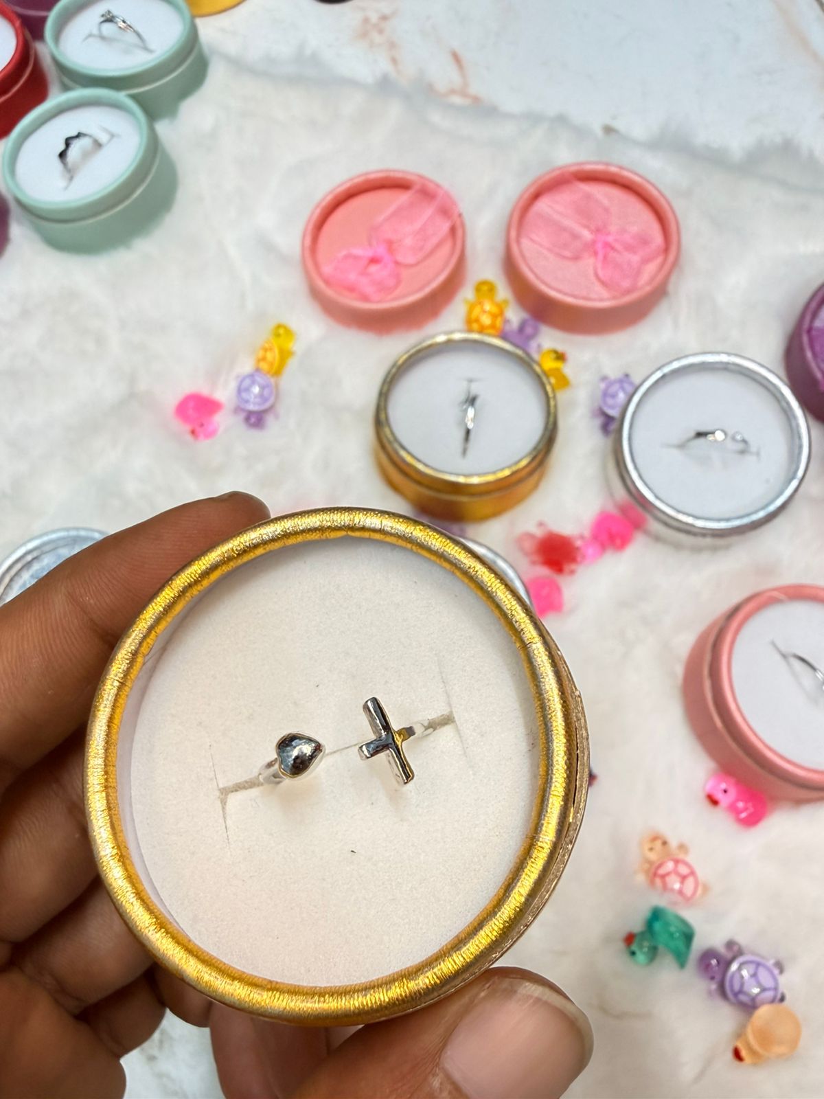 Finger Ring ( Color Guarantee) With Box