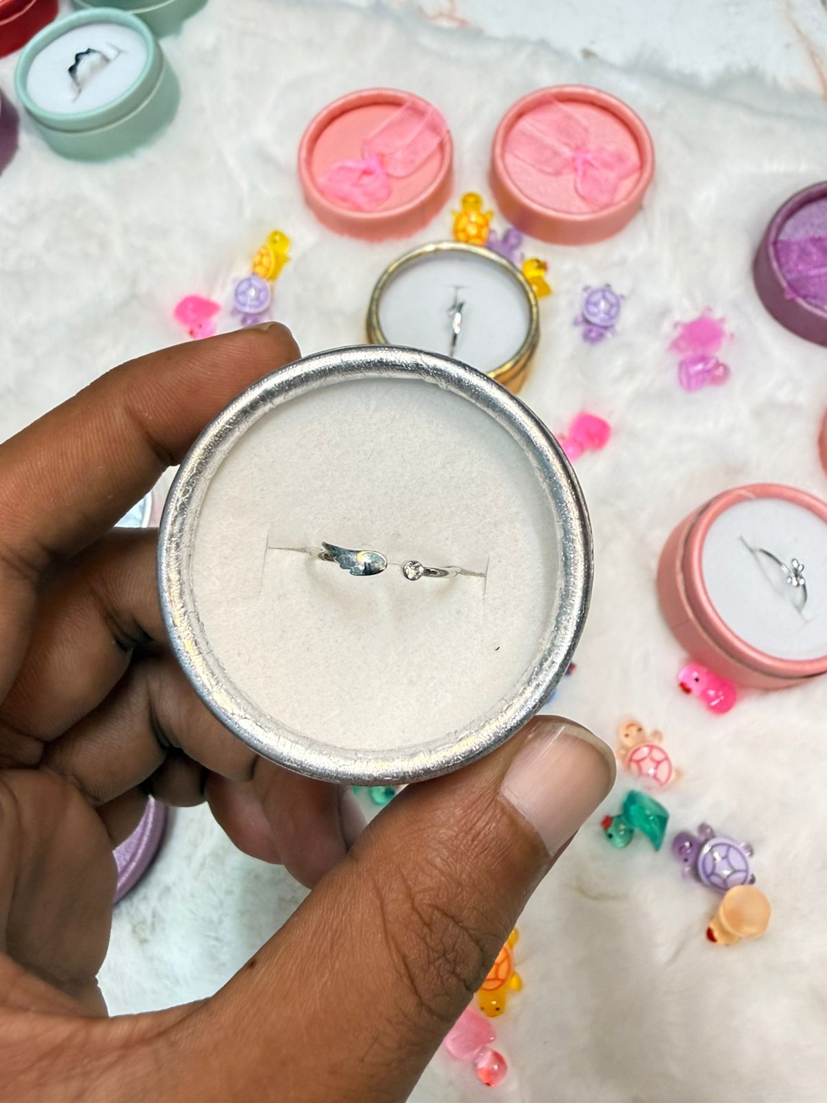 Finger Ring ( Color Guarantee) With Box