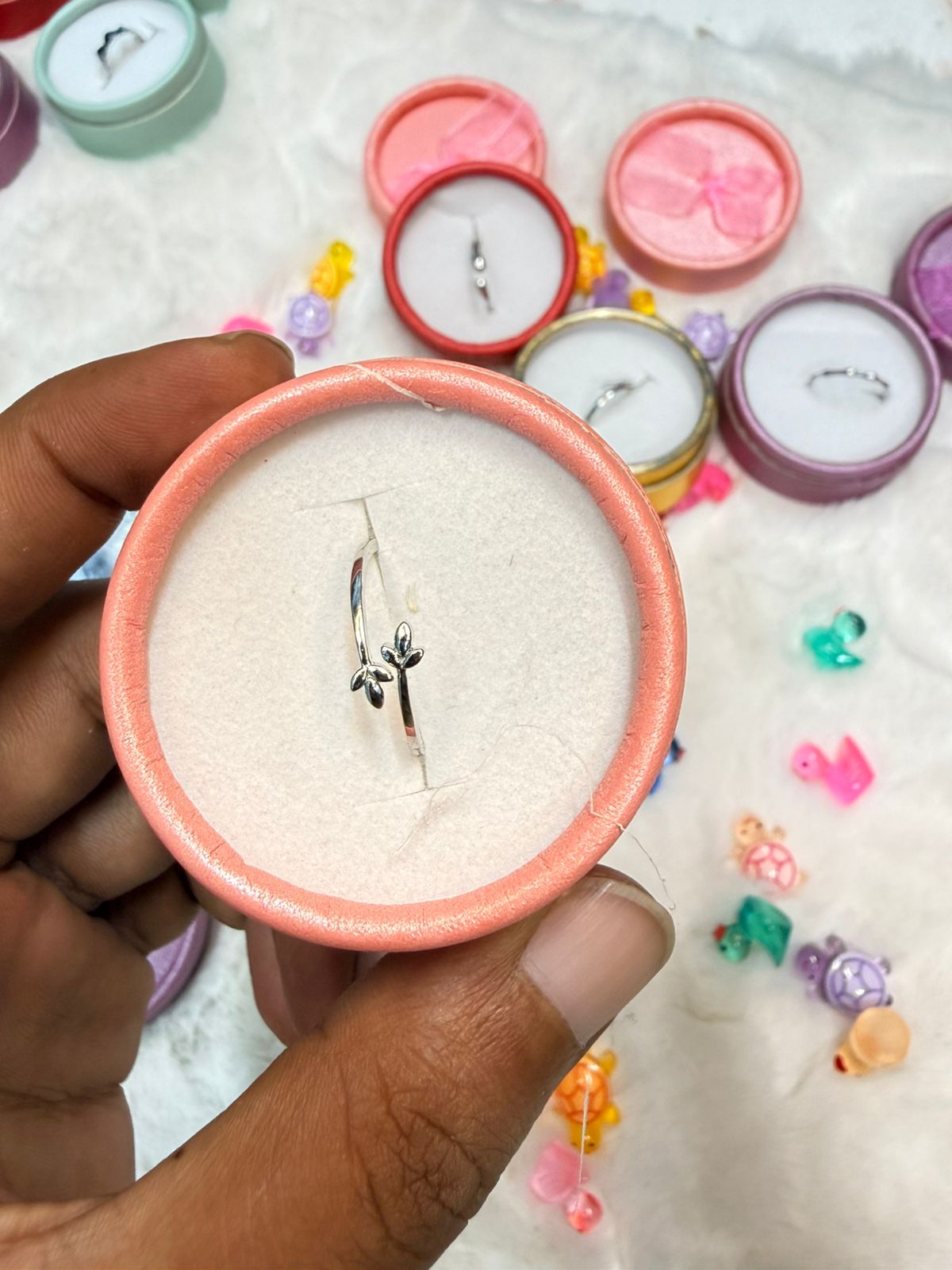 Finger Ring ( Color Guarantee) With Box