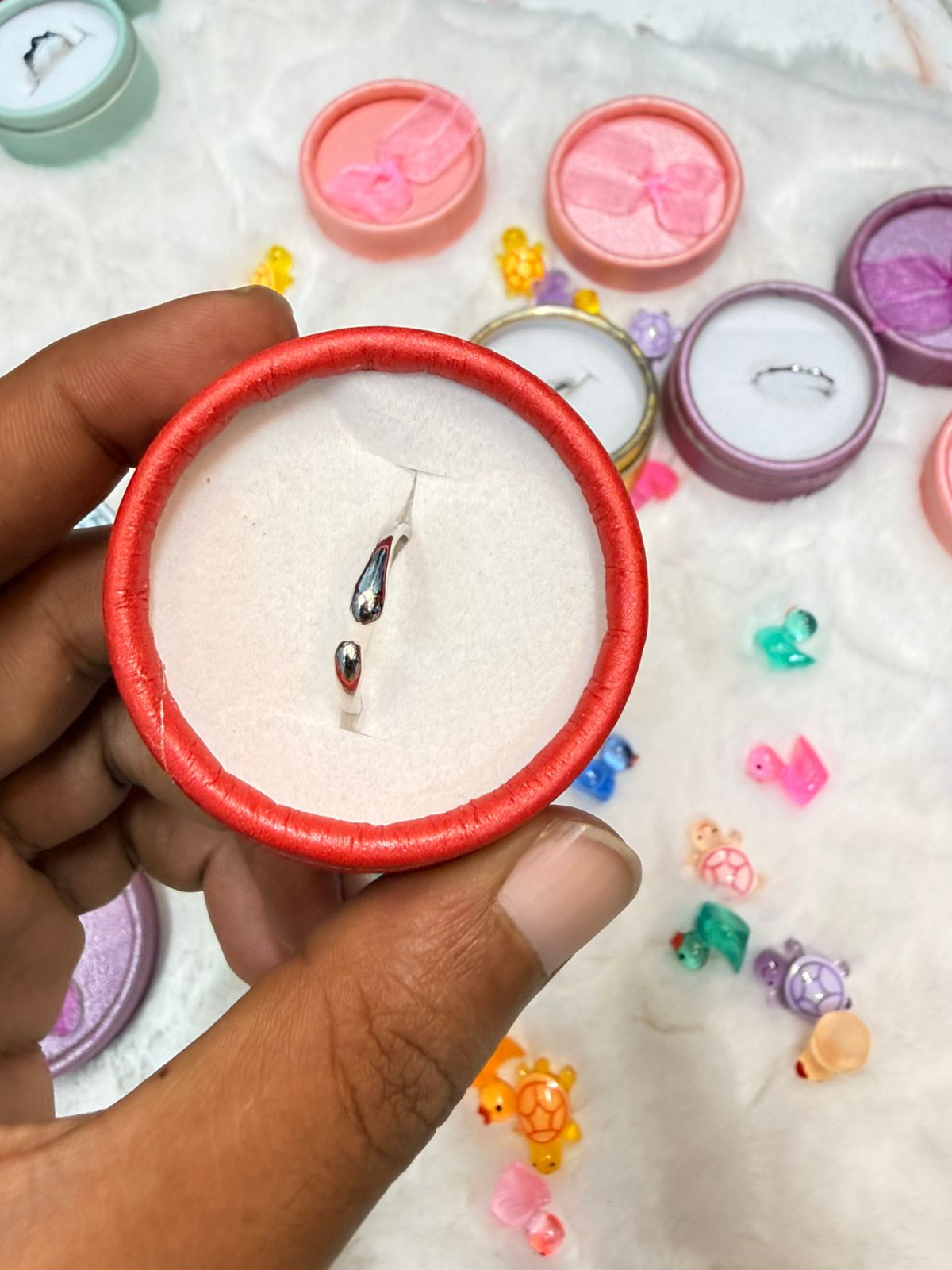 Finger Ring ( Color Guarantee) With Box