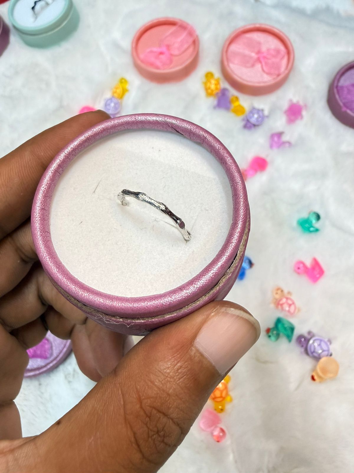 Finger Ring ( Color Guarantee) With Box