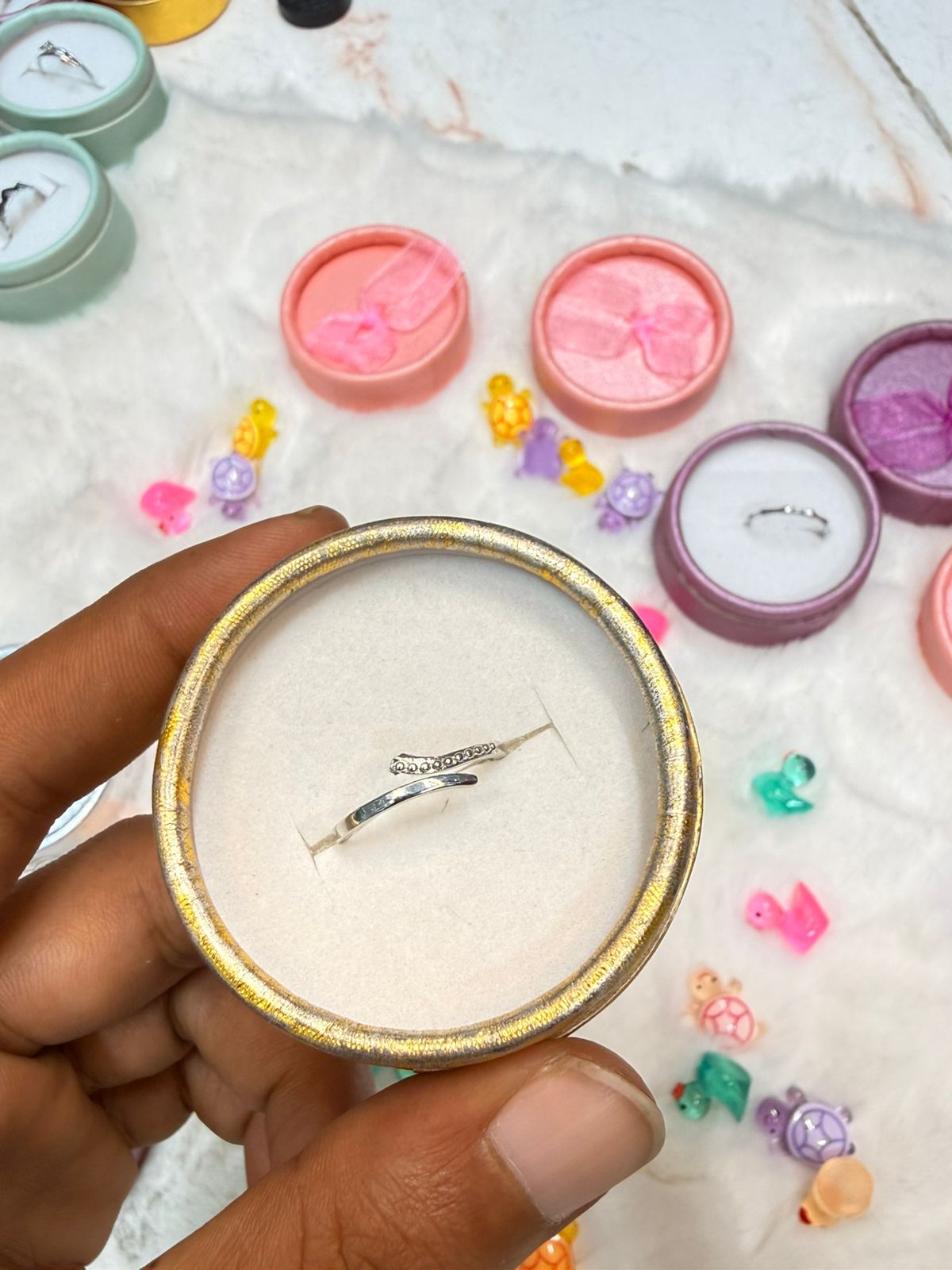 Finger Ring ( Color Guarantee) With Box