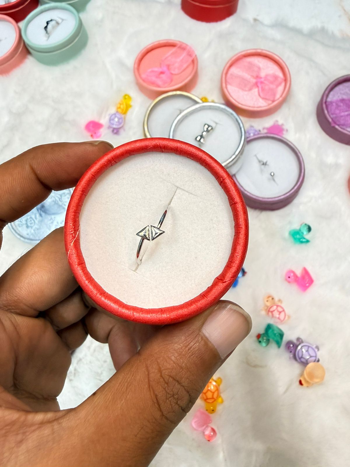 Finger Ring ( Color Guarantee) With Box