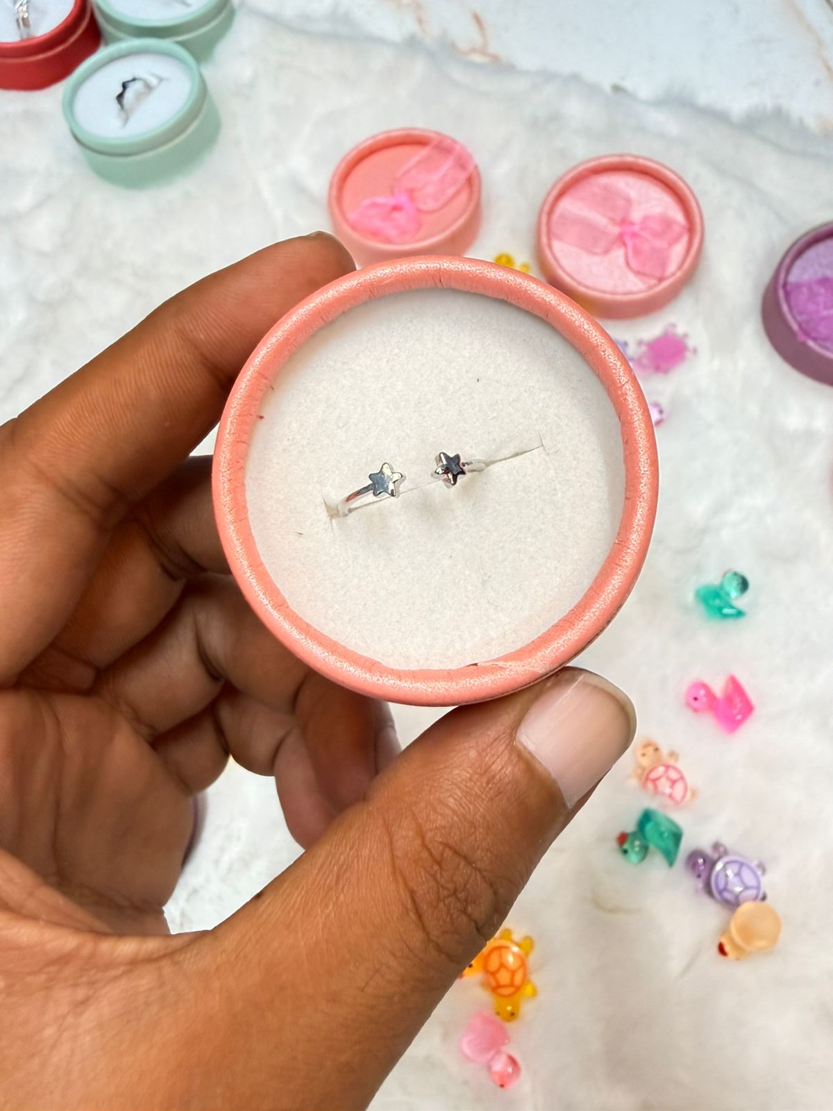 Finger Ring ( Color Guarantee) With Box