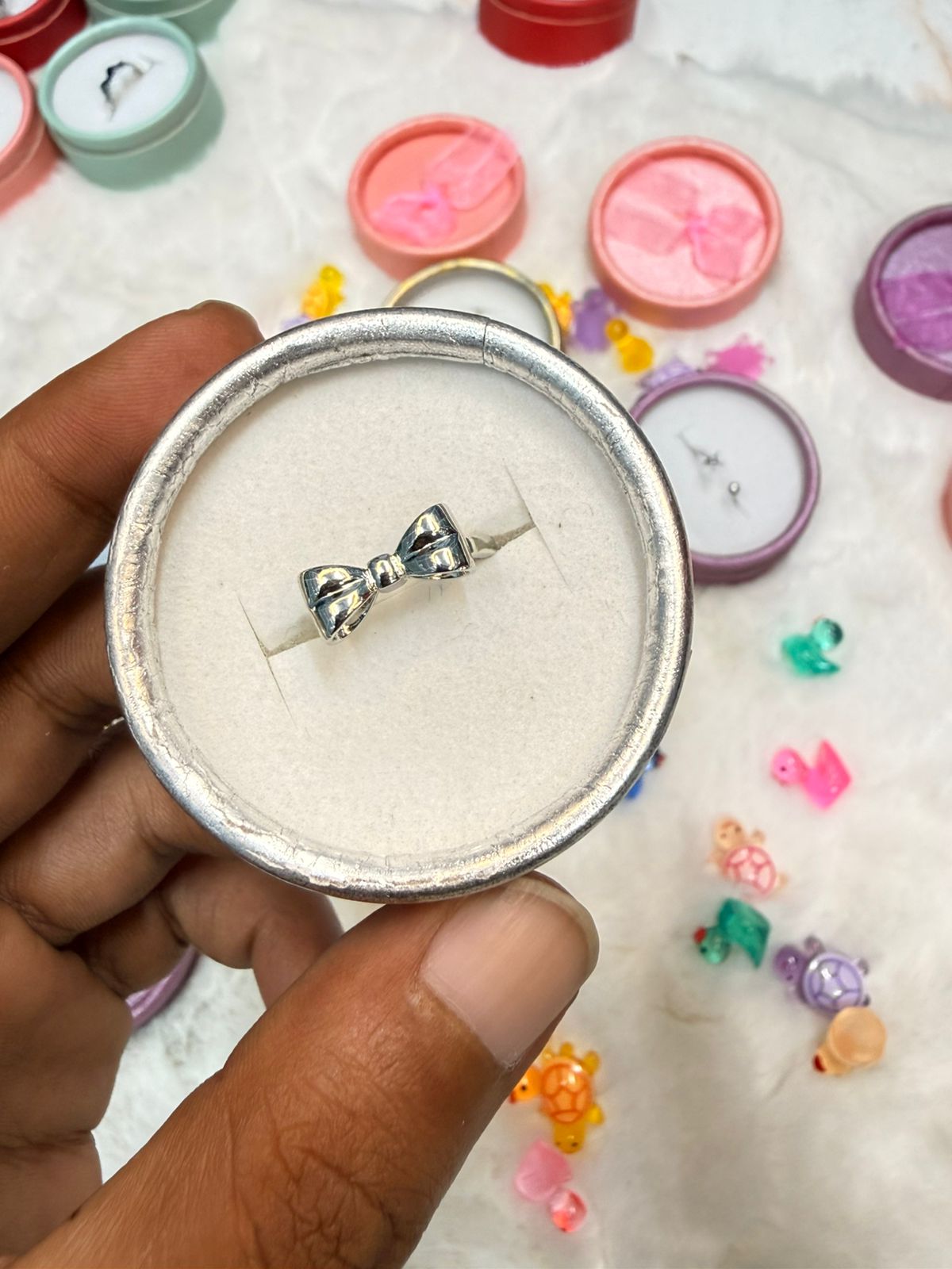 Finger Ring ( Color Guarantee) With Box