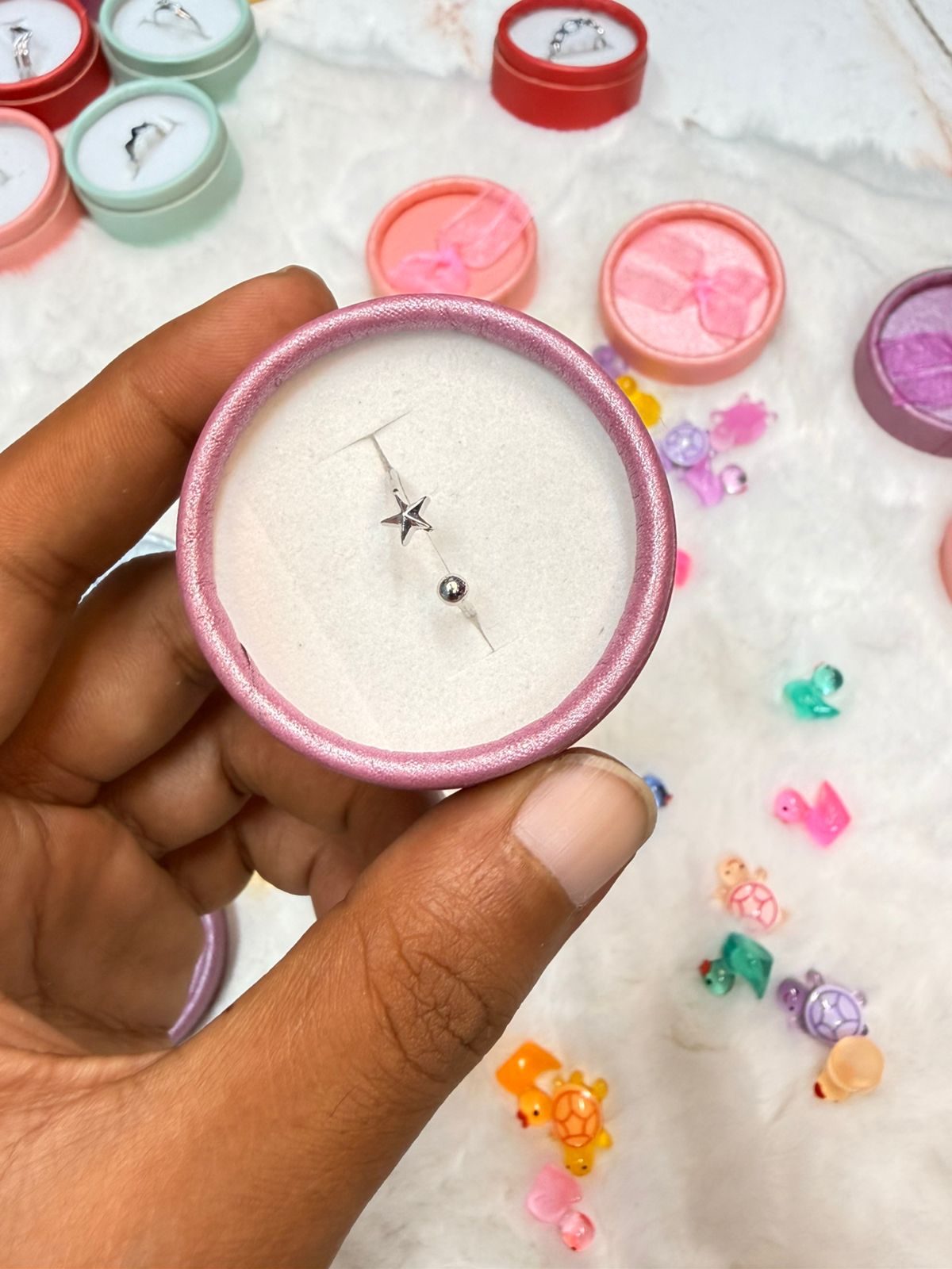 Finger Ring ( Color Guarantee) With Box