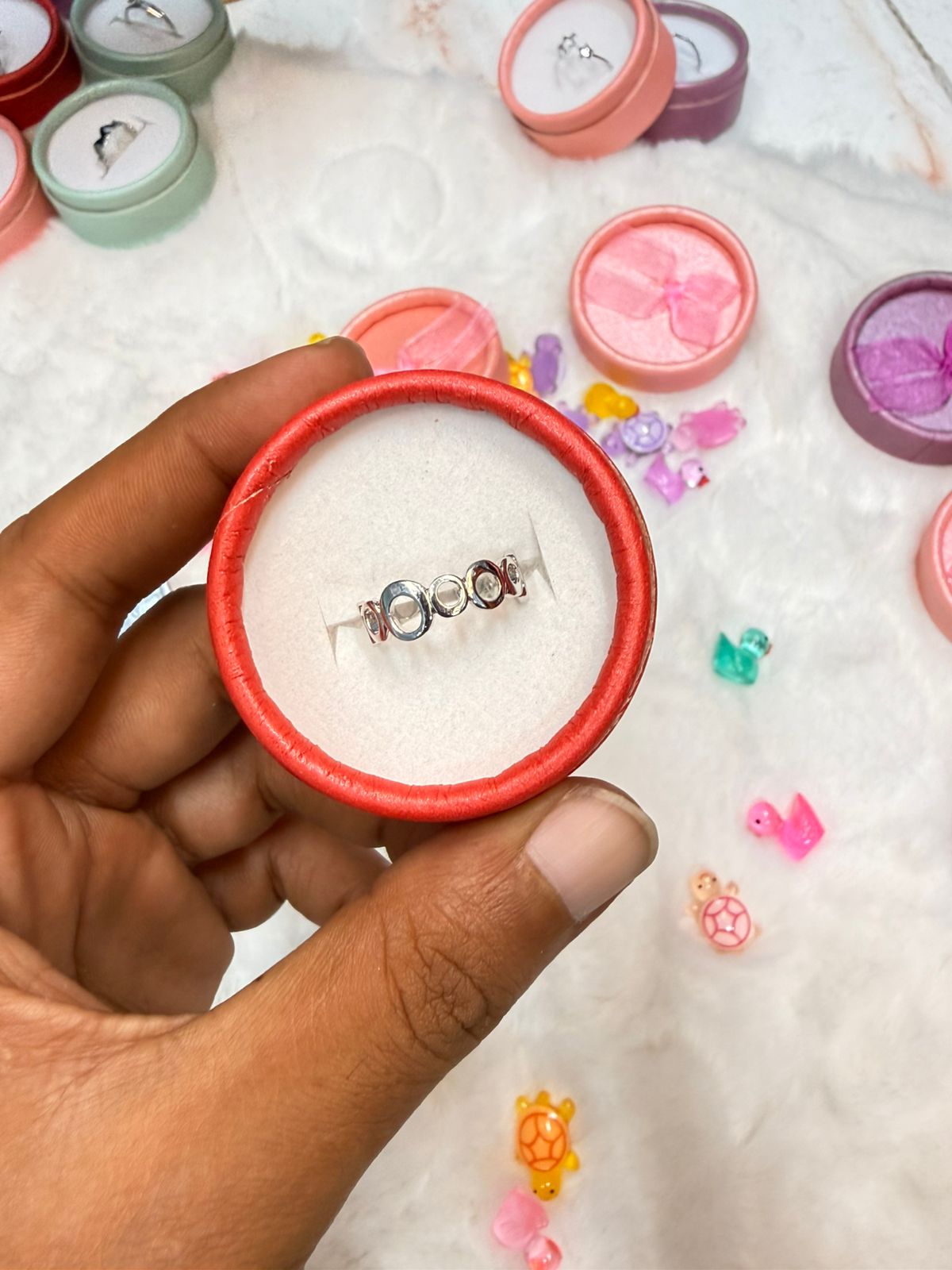 Finger Ring ( Color Guarantee) with Box