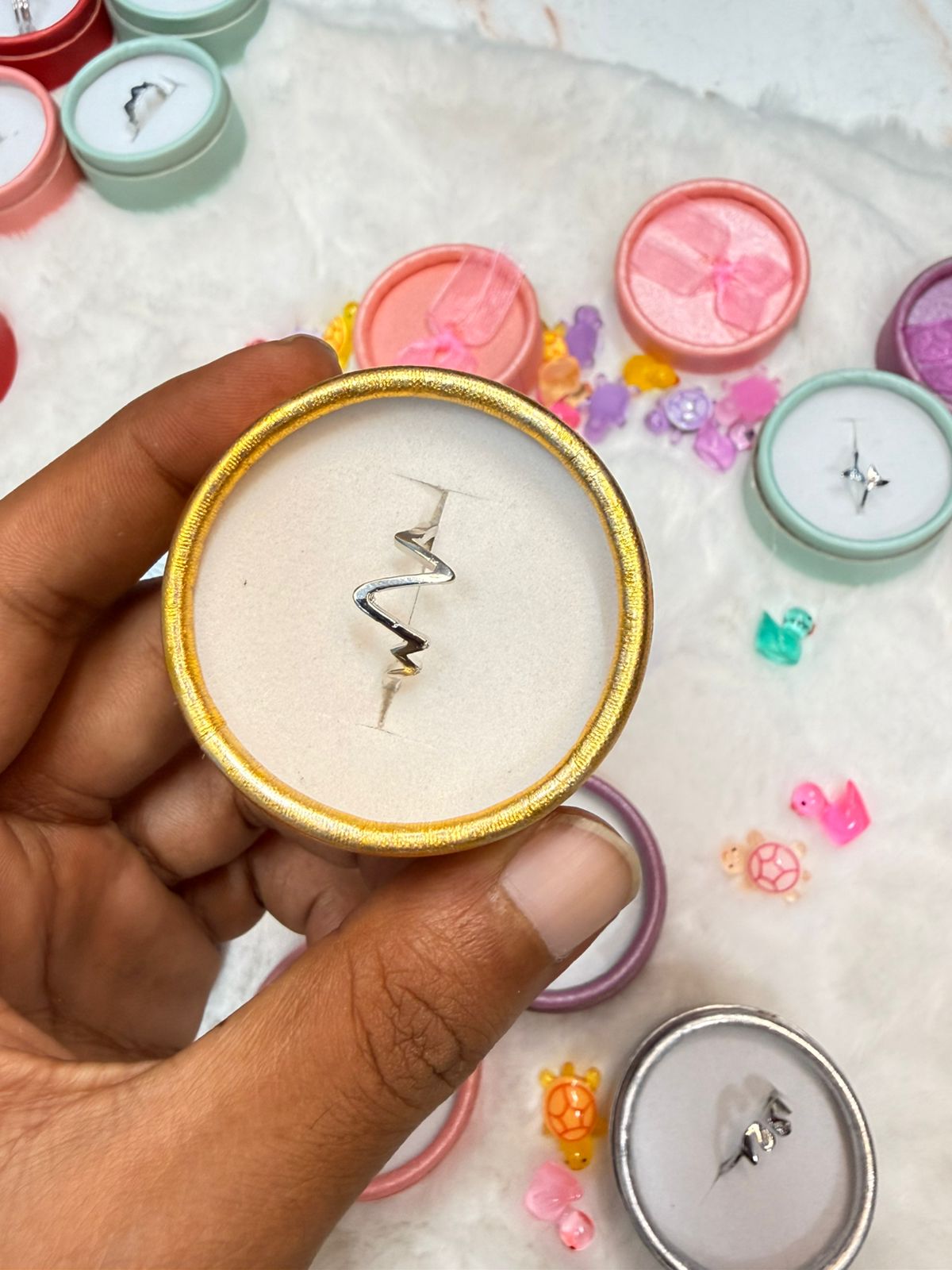 Finger Ring ( Color Guarantee) With Box