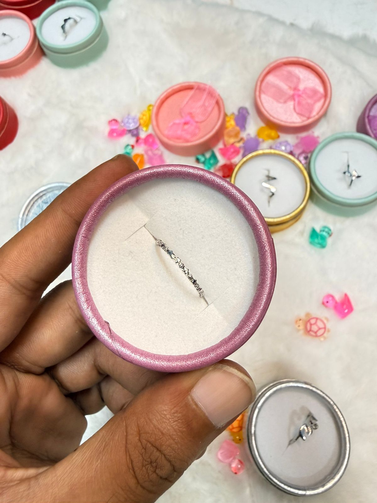 Finger Ring ( Color Guarantee) with Box