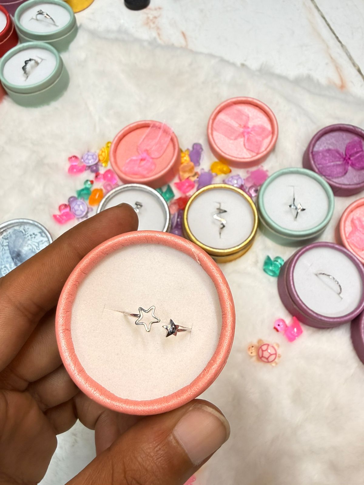 Finger Ring ( Color Guarantee) with Box