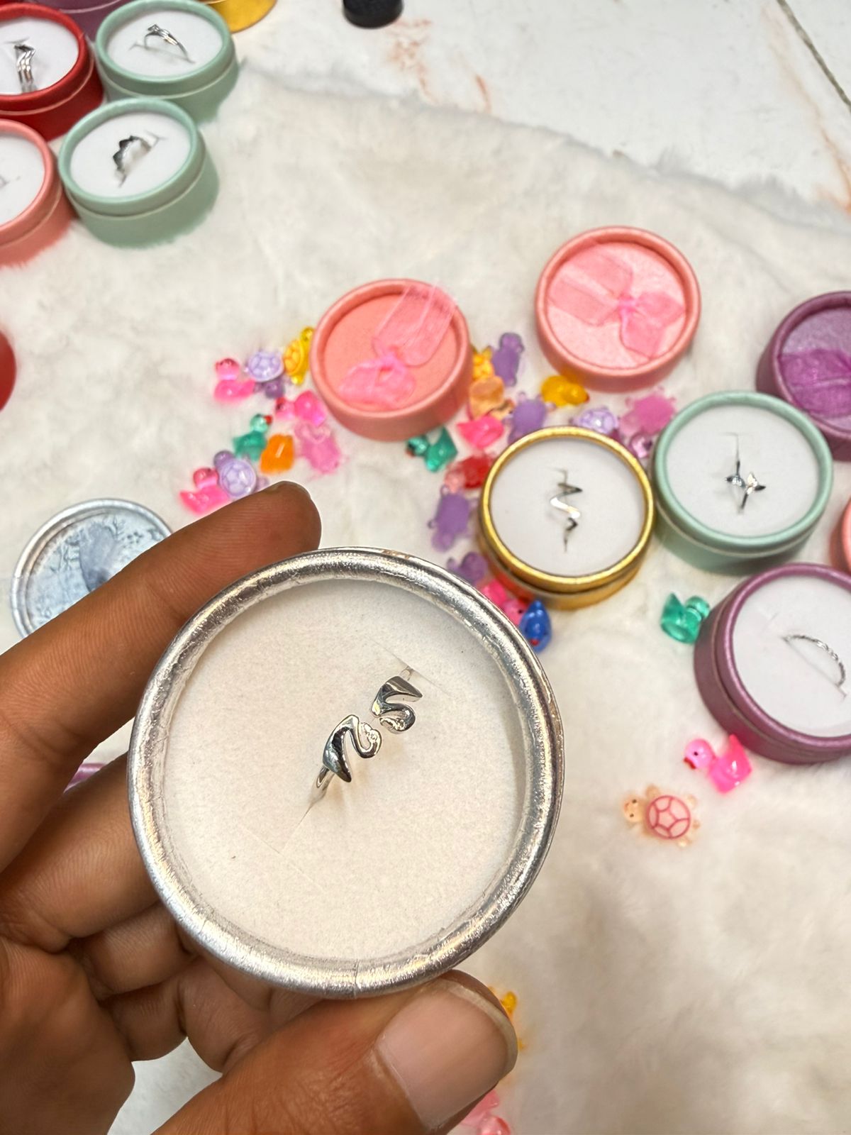 Finger Ring ( Color Guarantee) With Box