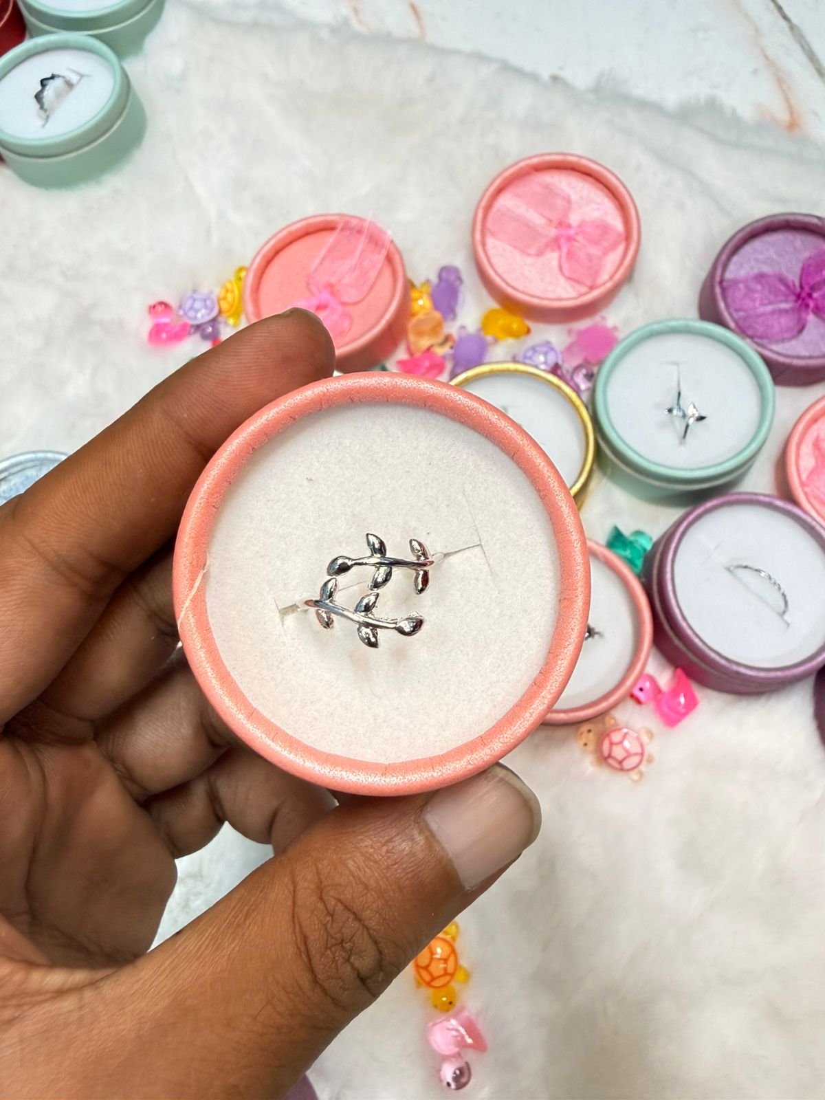 Finger Ring ( Color Guarantee) with Box