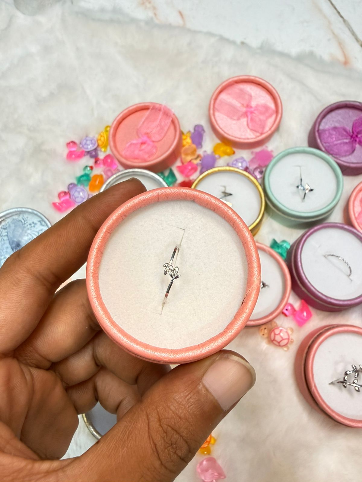 Finger Ring ( Color Guarantee) with Box