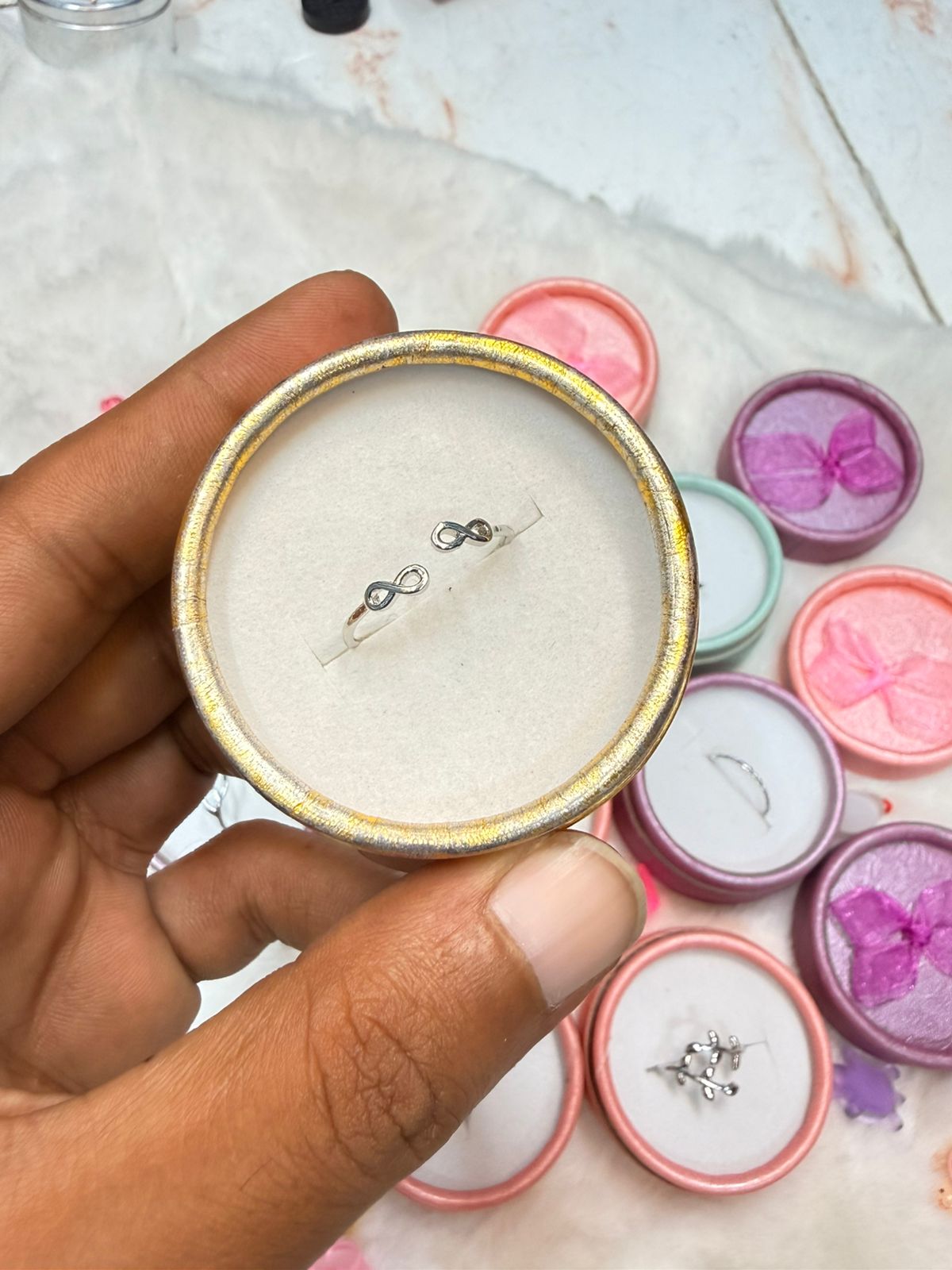 Finger Ring ( Color Guarantee) With Box