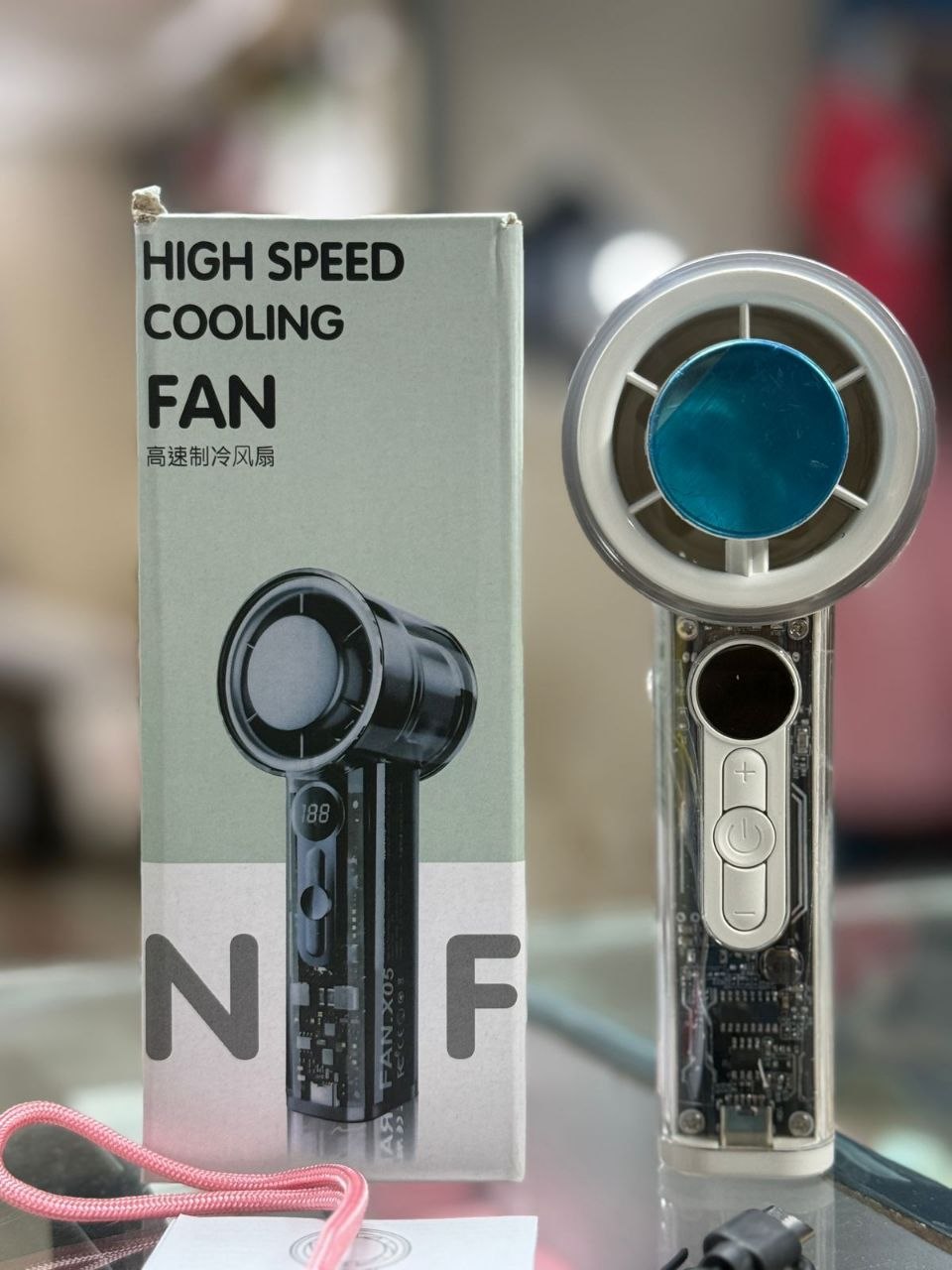 High Speed Turbo Transparent Fan