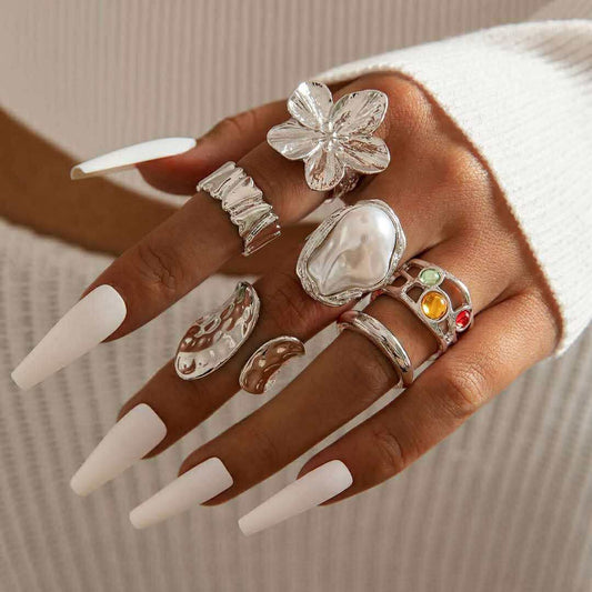 Vairal finger ring set