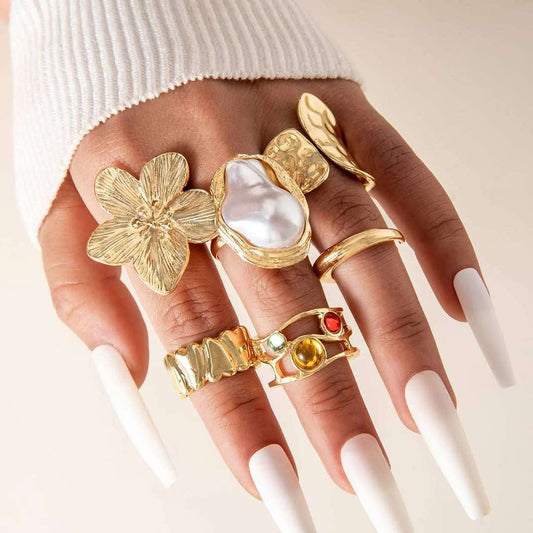 Vairal finger ring set
