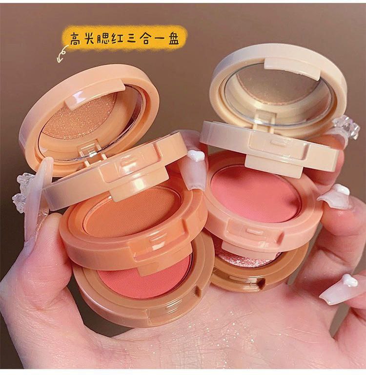 Miss Lara Shimmer Matte 3 in 1 Blush Highlighter