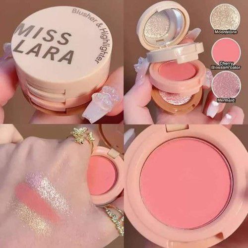 Miss Lara Shimmer Matte 3 in 1 Blush Highlighter