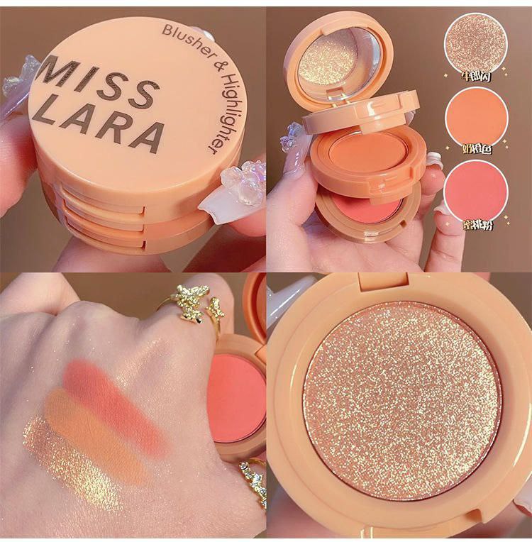 Miss Lara Shimmer Matte 3 in 1 Blush Highlighter