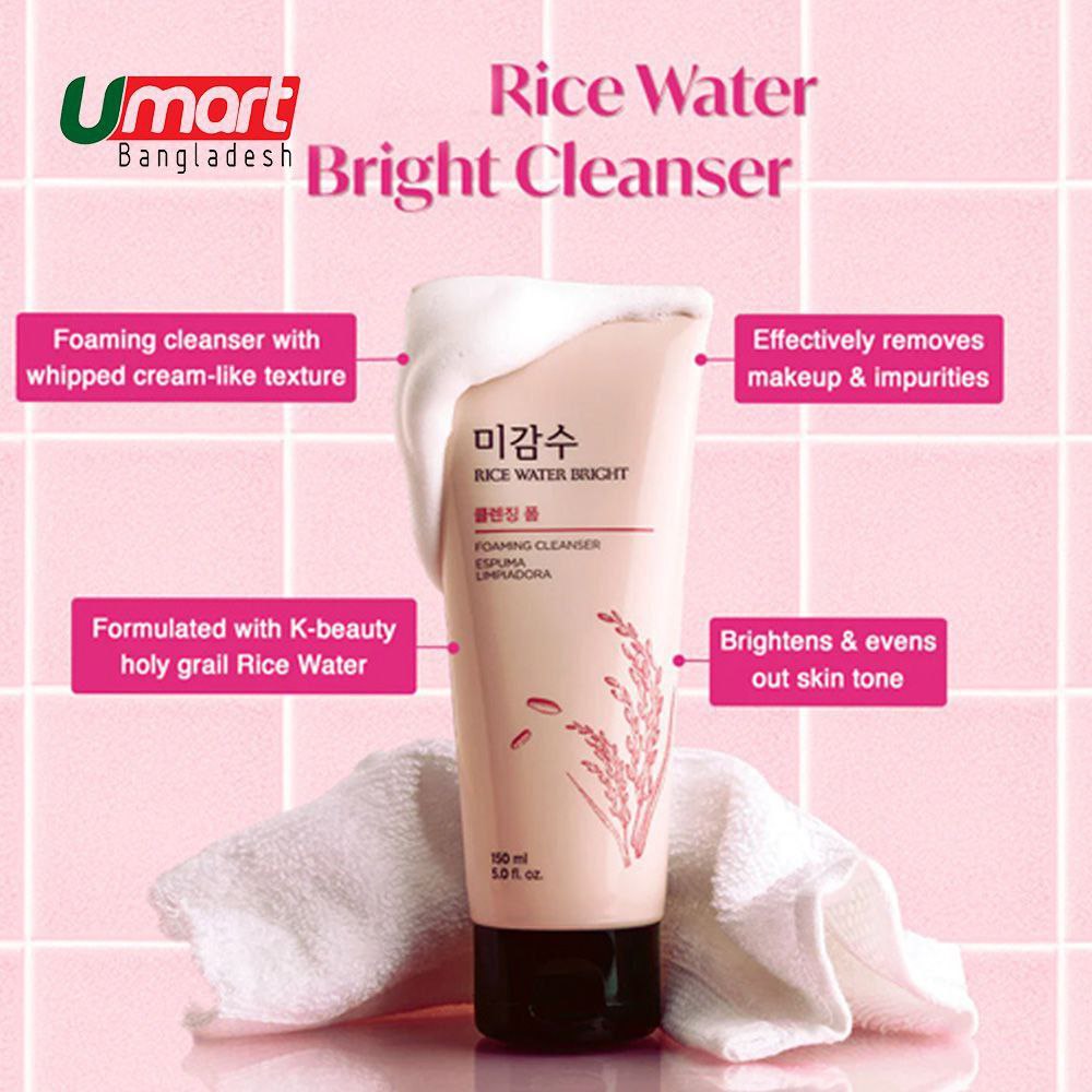 The Face Shop Rice Water Bright Cleansing Foam
