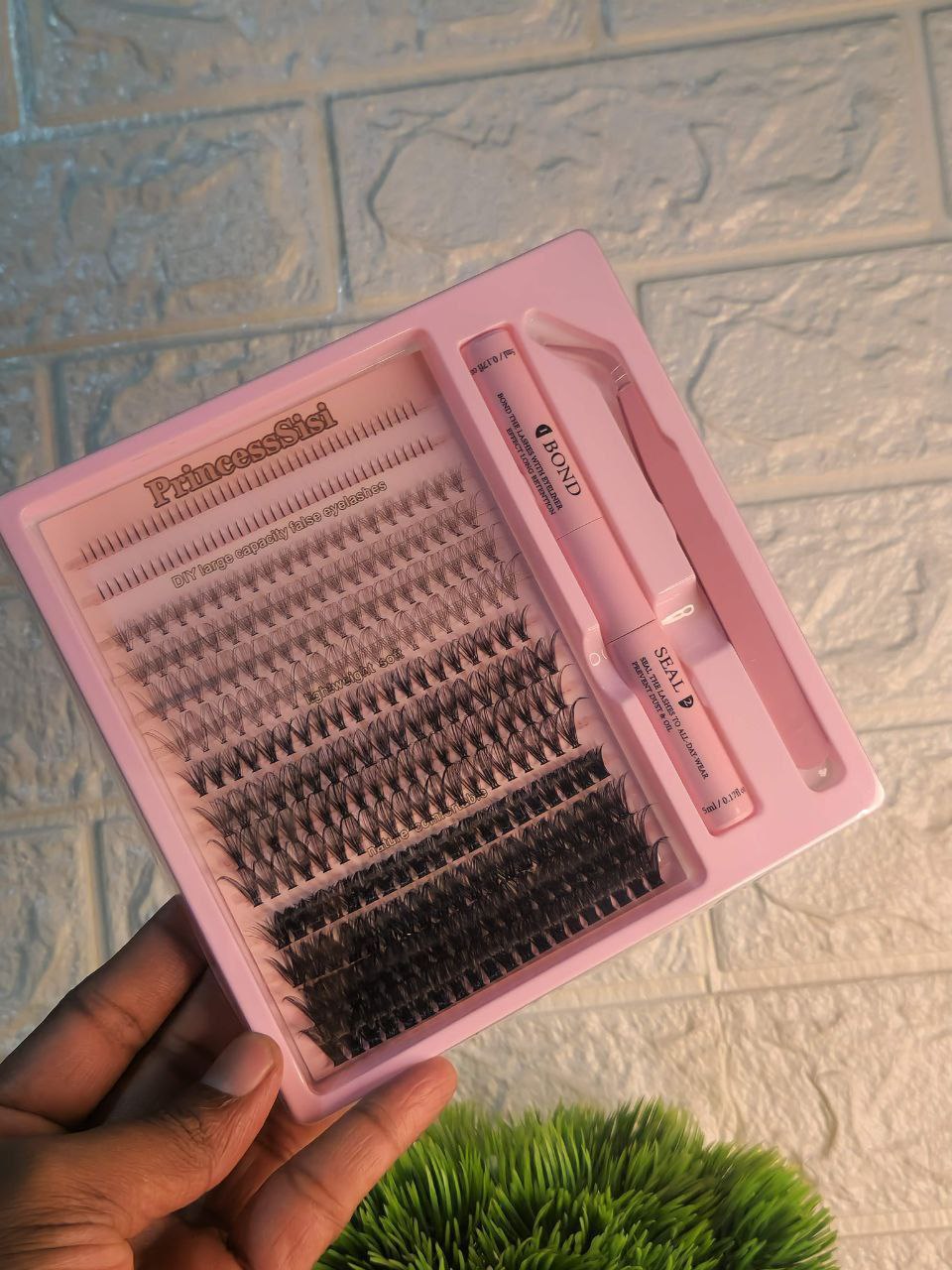 Eyelash Tweezers Lash Cluster Kit